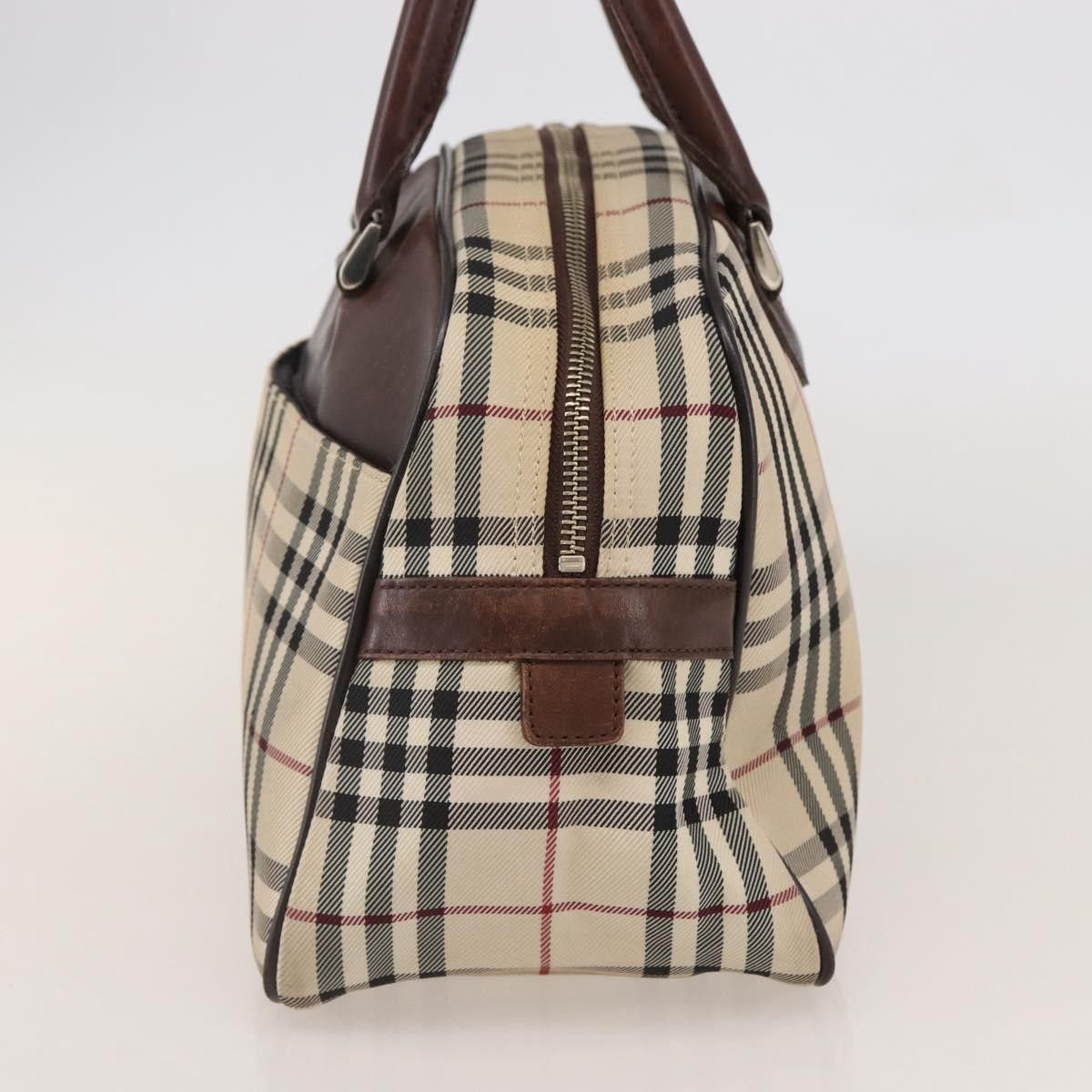 Burberry Burberry Nova Check Bowling Bag Canvas Size ONE SIZE - 4 Thumbnail