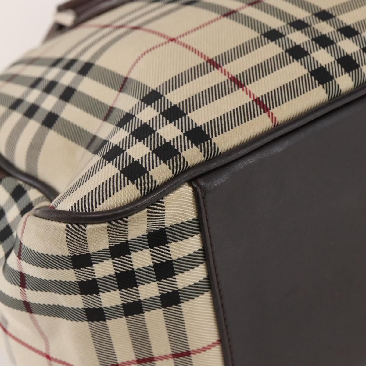 Burberry Burberry Nova Check Bowling Bag Canvas Size ONE SIZE - 10 Thumbnail