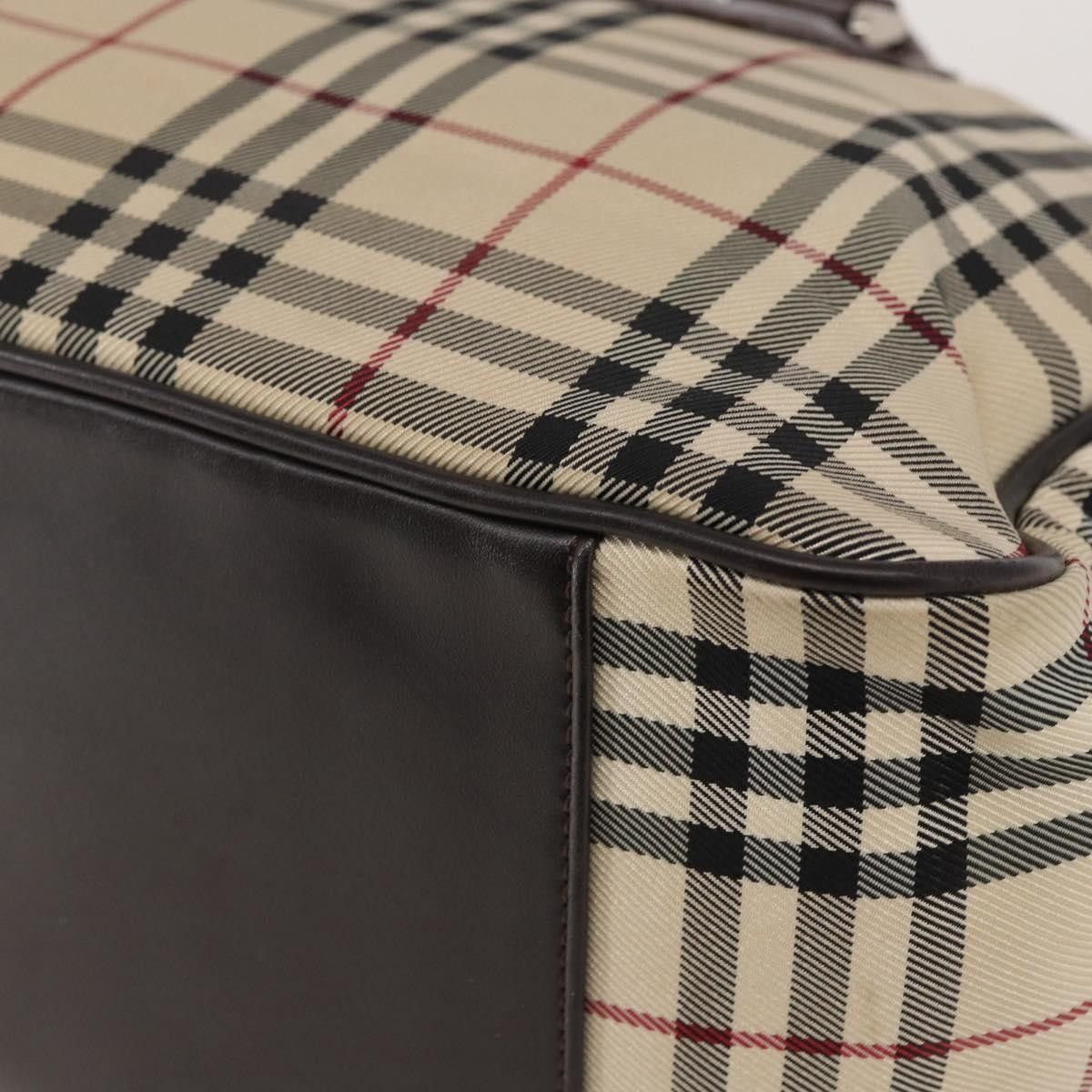 Burberry Burberry Nova Check Bowling Bag Canvas Size ONE SIZE - 11 Thumbnail