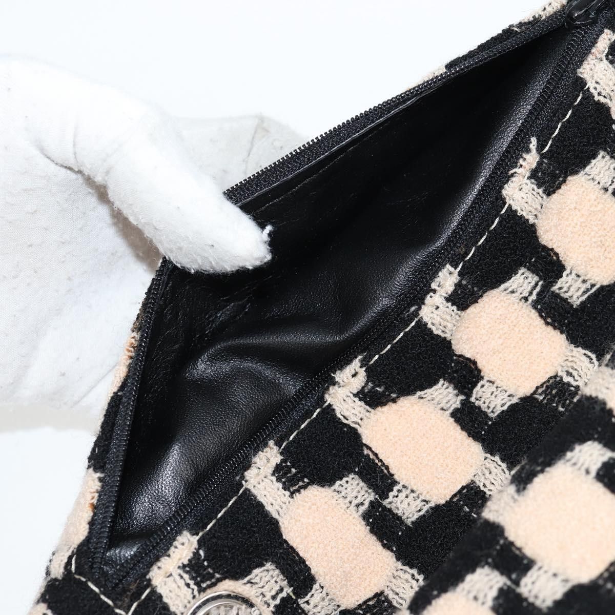 Chanel Chanel Classic Single Flap Bag Quilted Houndstooth Tweed and Ribbon Size ONE SIZE - 23 Thumbnail