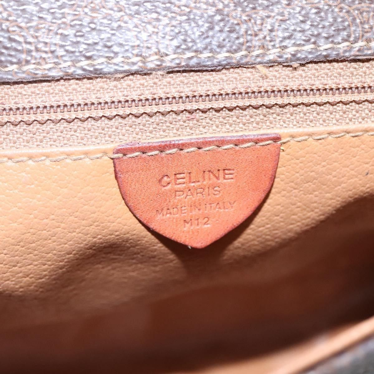 Celine Celine Vintage Macadam Shoulder Bag Canvas and Leather Size ONE SIZE - 6 Thumbnail