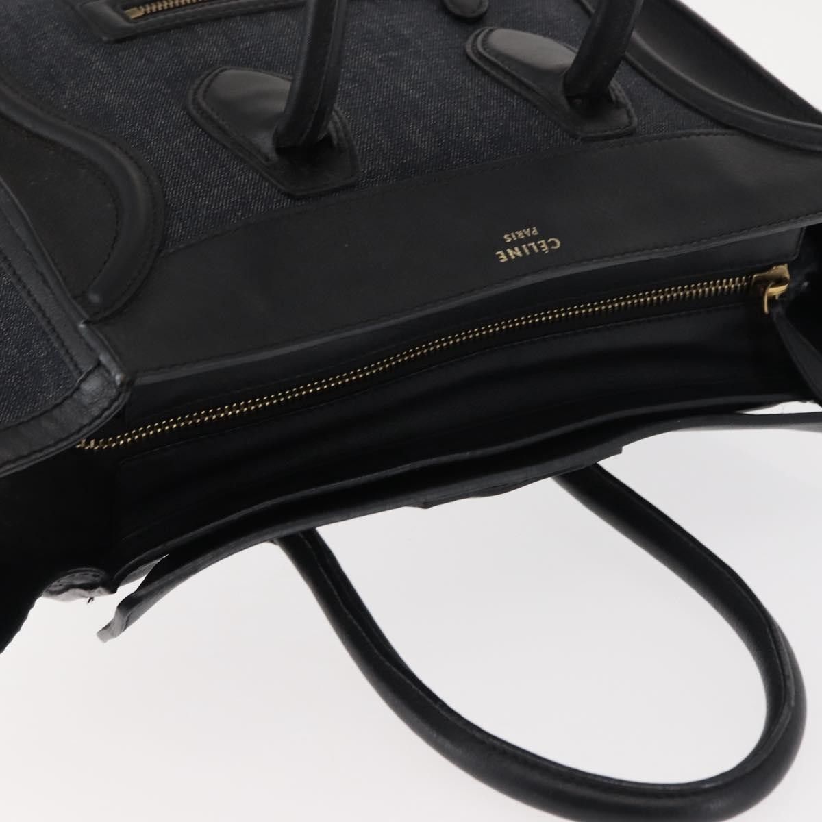 Celine Celine Luggage Bag Denim and leather Size ONE SIZE - 16 Thumbnail