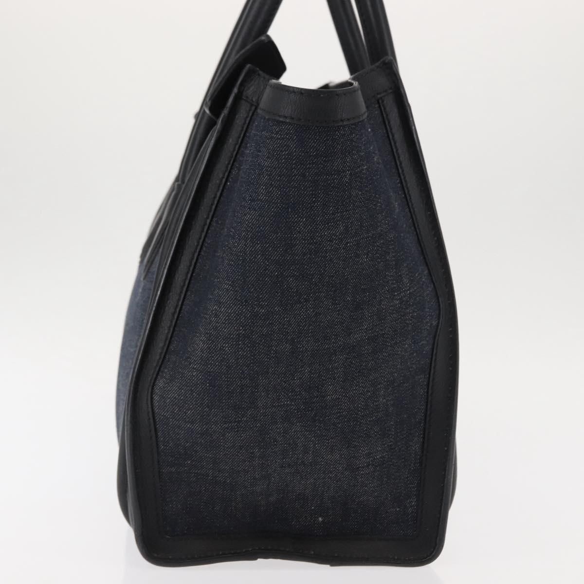 Celine Celine Luggage Bag Denim and leather Size ONE SIZE - 4 Thumbnail