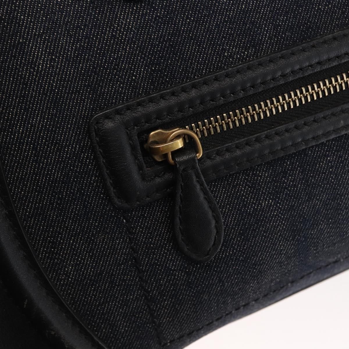 Celine Celine Luggage Bag Denim and leather Size ONE SIZE - 14 Thumbnail