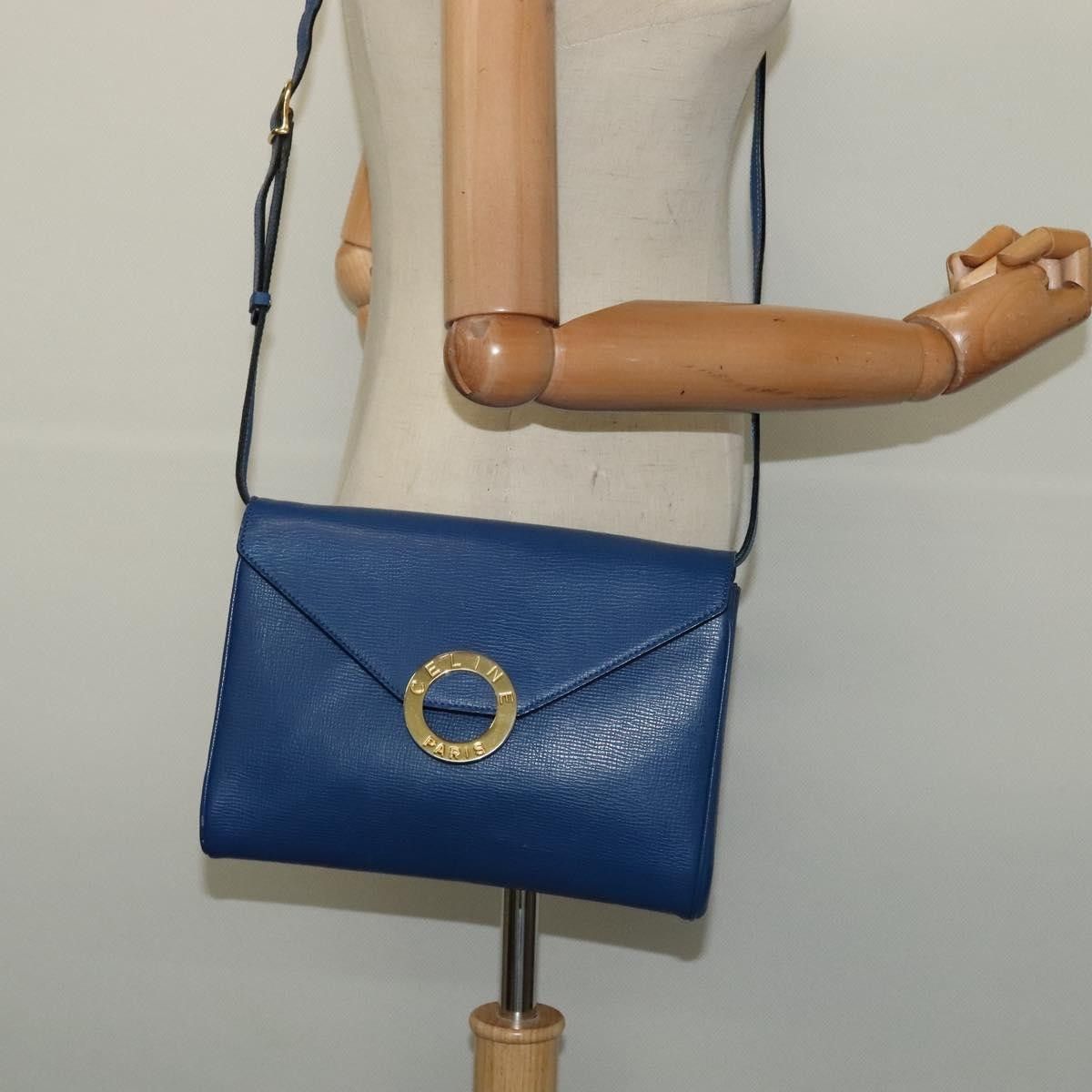 Celine Celine Vintage Circle Logo Crossbody Bag Leather Size ONE SIZE - 13 Thumbnail