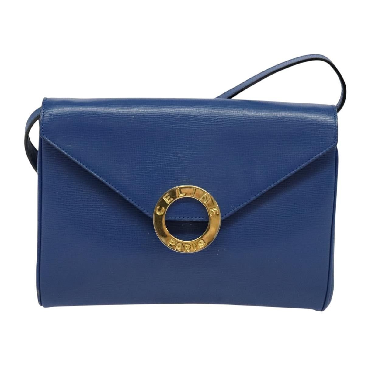 Celine Celine Vintage Circle Logo Crossbody Bag Leather Size ONE SIZE - 18 Thumbnail