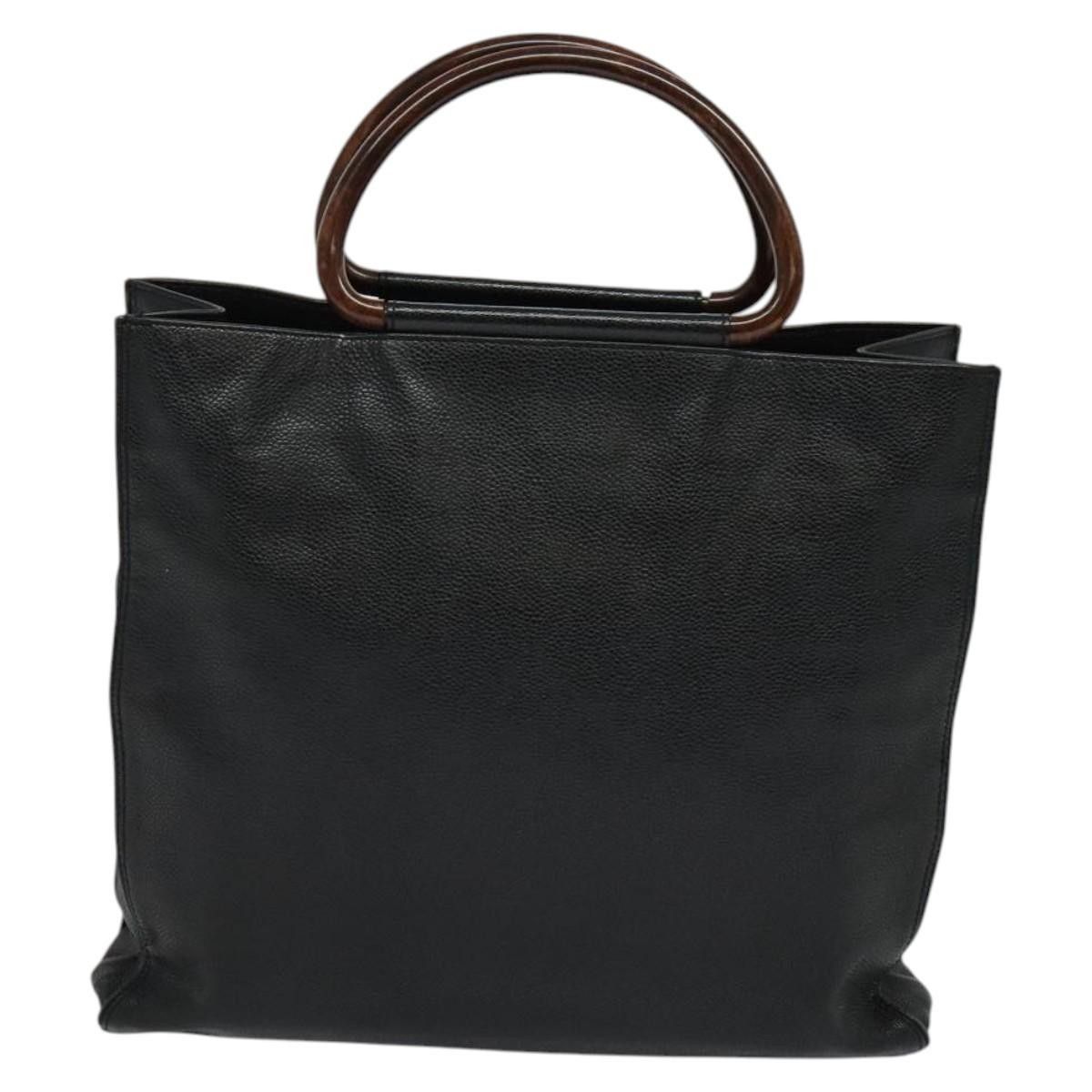 Chanel Chanel Vintage Wooden Ring Tote Caviar Size ONE SIZE - 2 Thumbnail