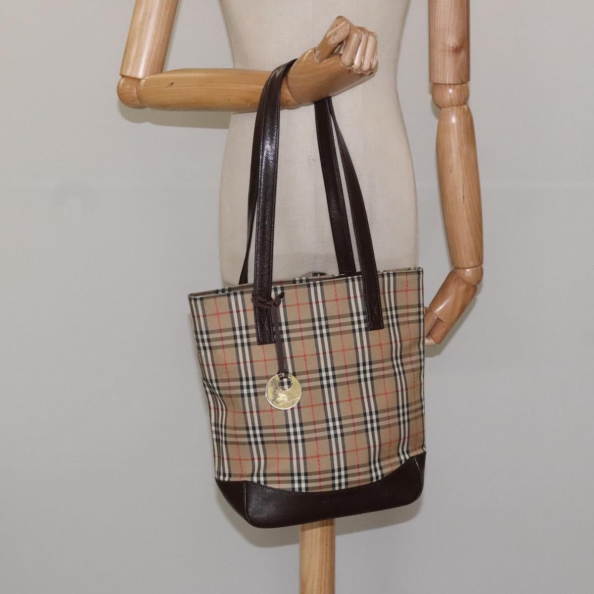 Burberry Burberry Nova Check Tote canvas check pattern Size ONE SIZE - 11 Thumbnail