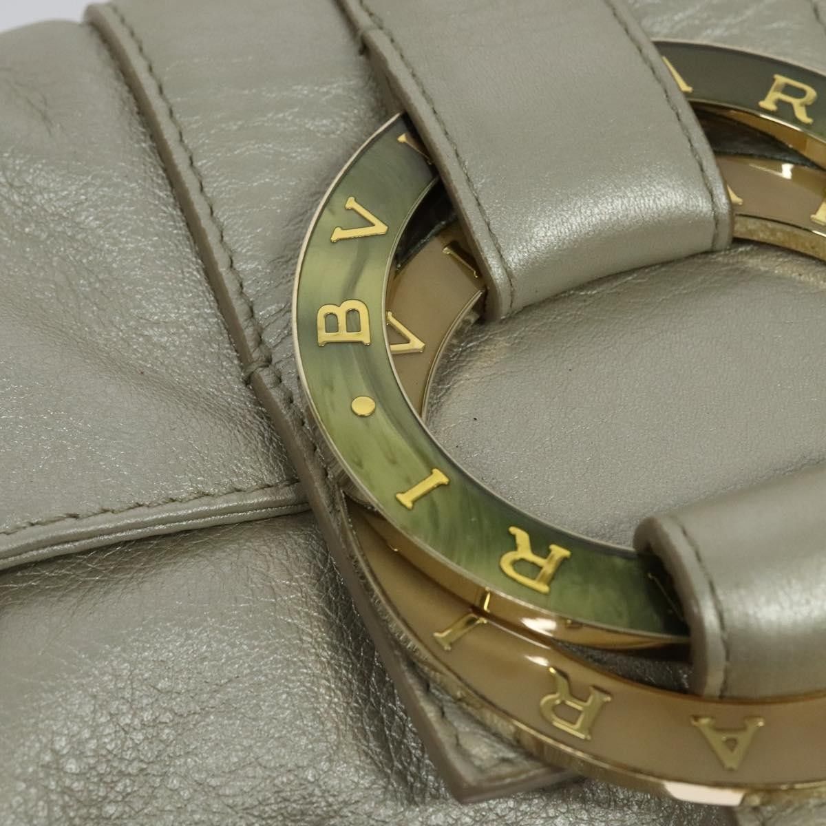 Bvlgari Bvlgari Chandra Flap Shoulder Bag Leather Size ONE SIZE - 13 Thumbnail