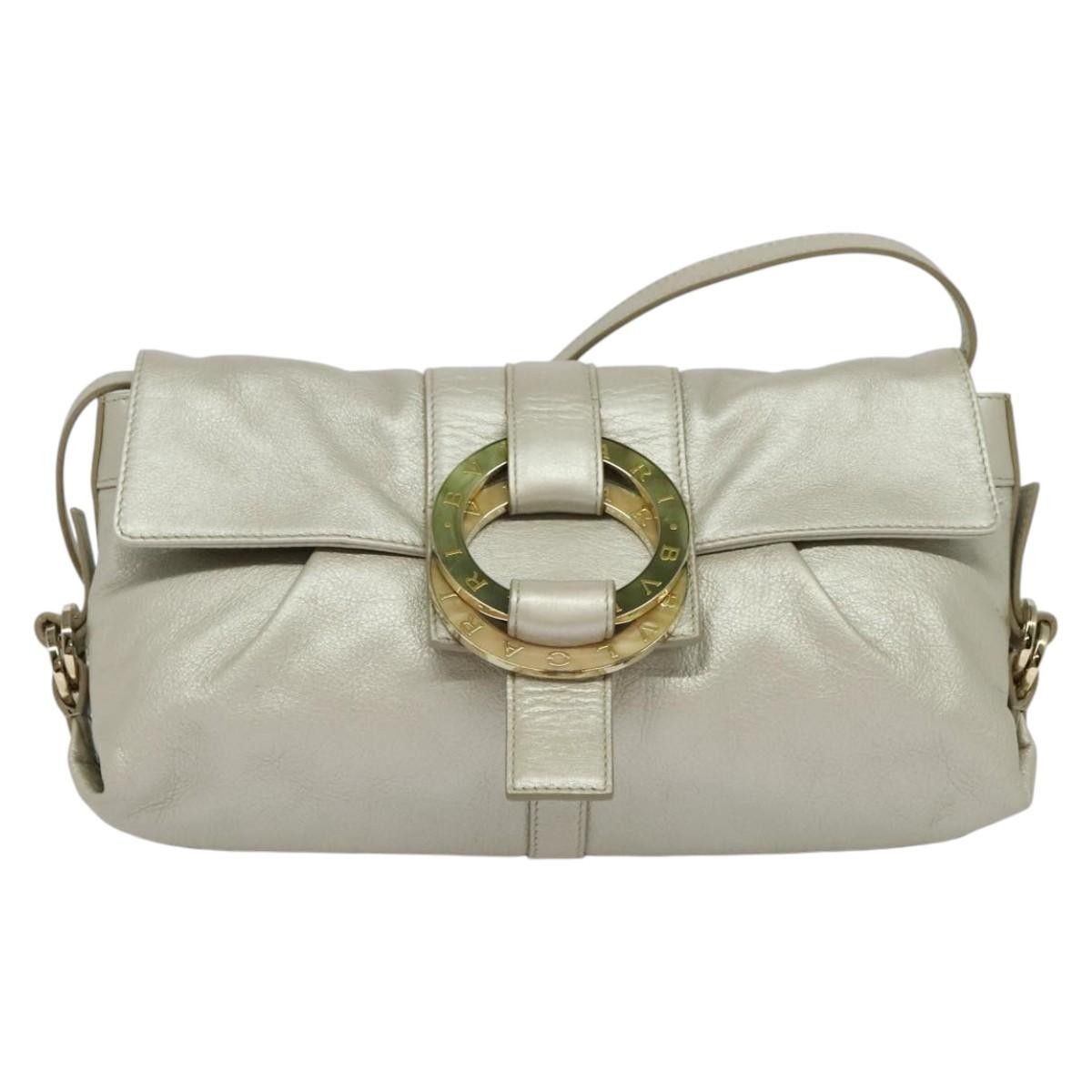 Bvlgari Bvlgari Chandra Flap Shoulder Bag Leather Size ONE SIZE - 19 Thumbnail