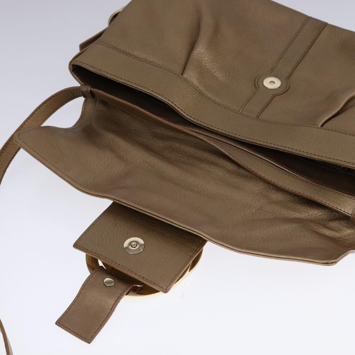 Bvlgari Bvlgari Chandra Flap Shoulder Bag Leather Size ONE SIZE - 18 Thumbnail