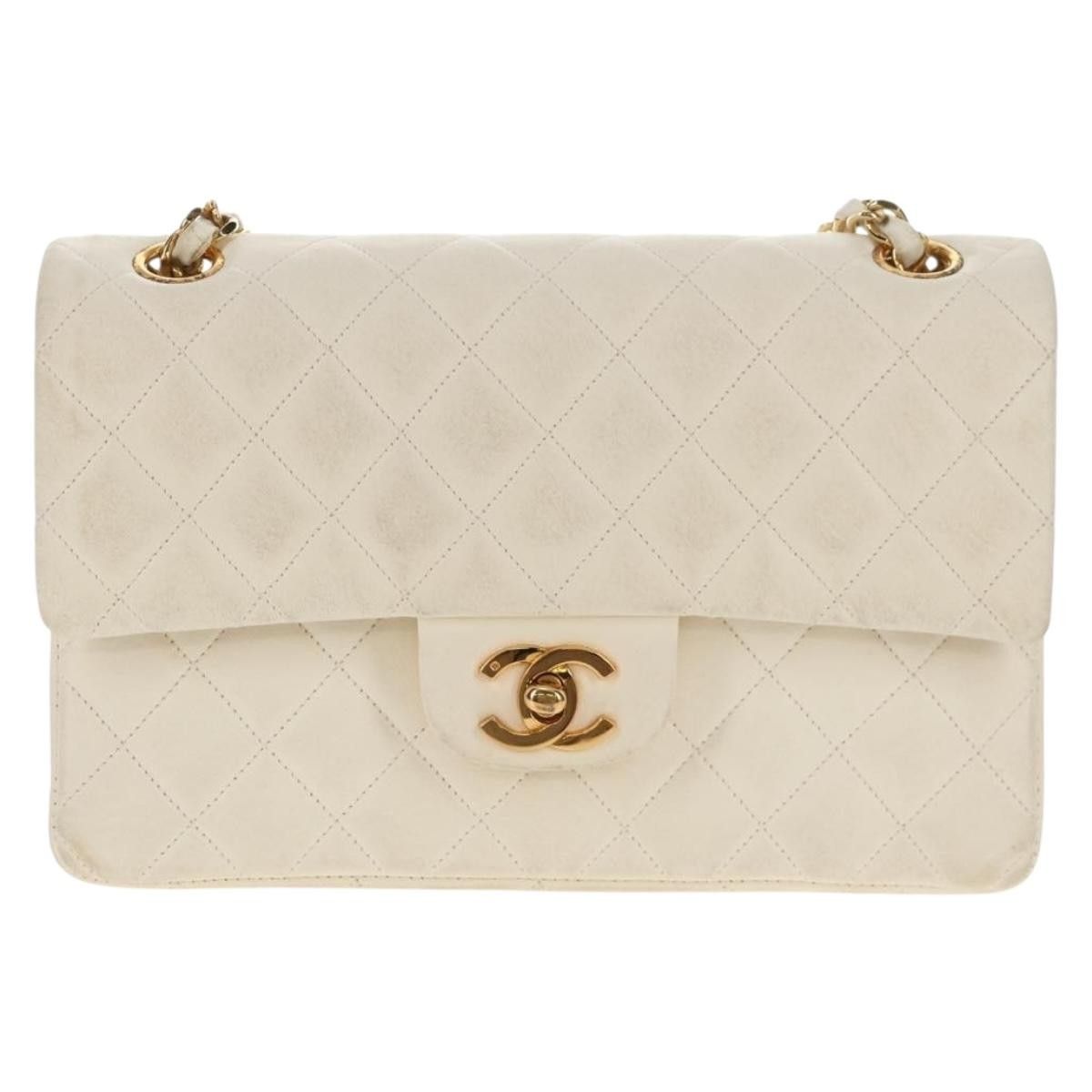 Chanel Chanel Vintage Classic Double Flap Bag Quilted Lambskin Size ONE SIZE - 21 Thumbnail