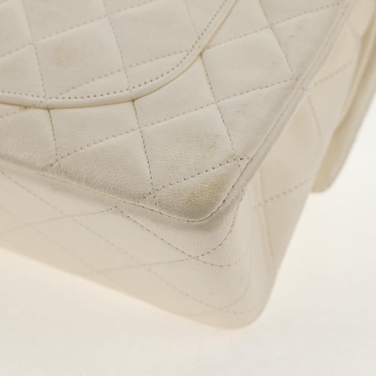 Chanel Chanel Vintage Classic Double Flap Bag Quilted Lambskin Size ONE SIZE - 10 Thumbnail