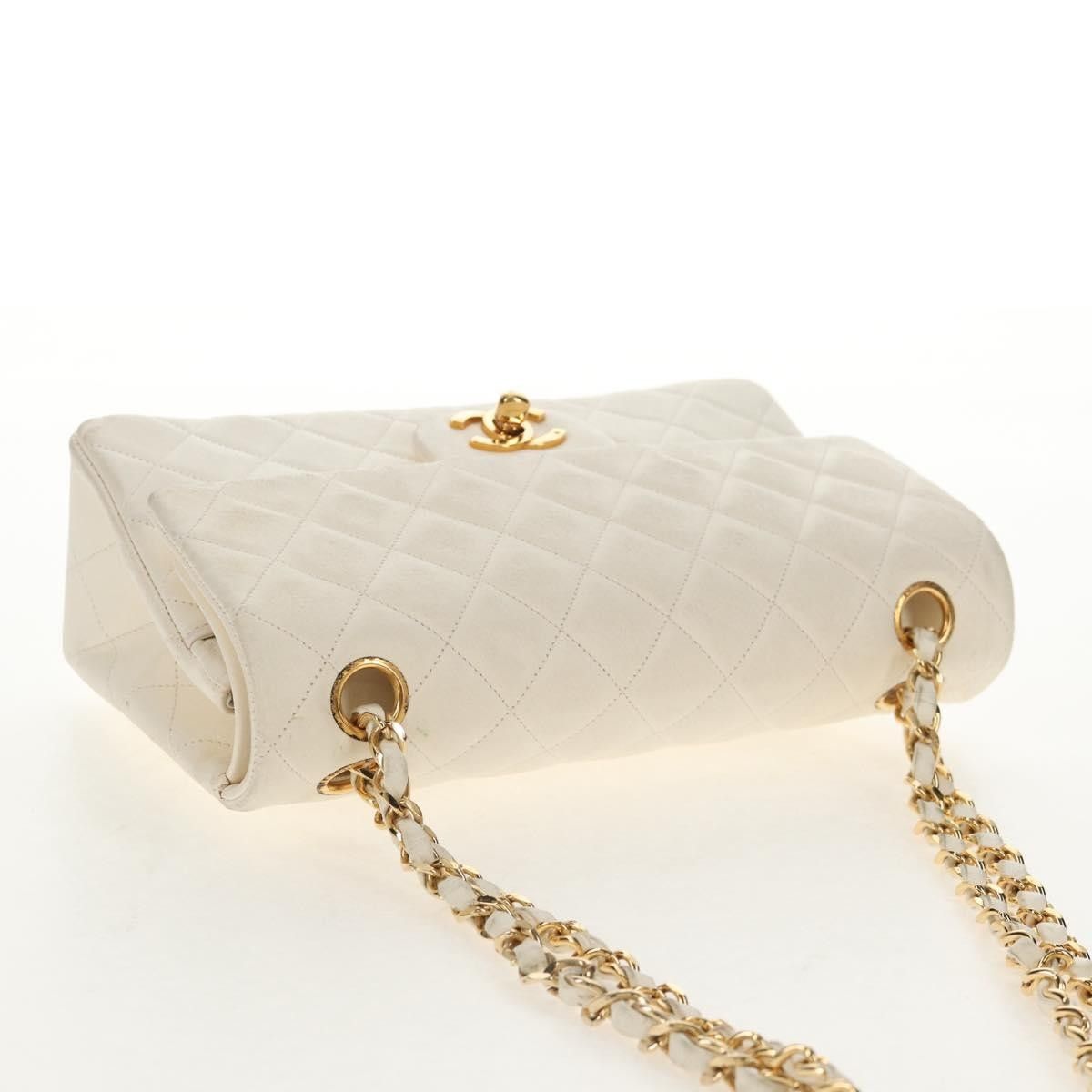Chanel Chanel Vintage Classic Double Flap Bag Quilted Lambskin Size ONE SIZE - 18 Thumbnail