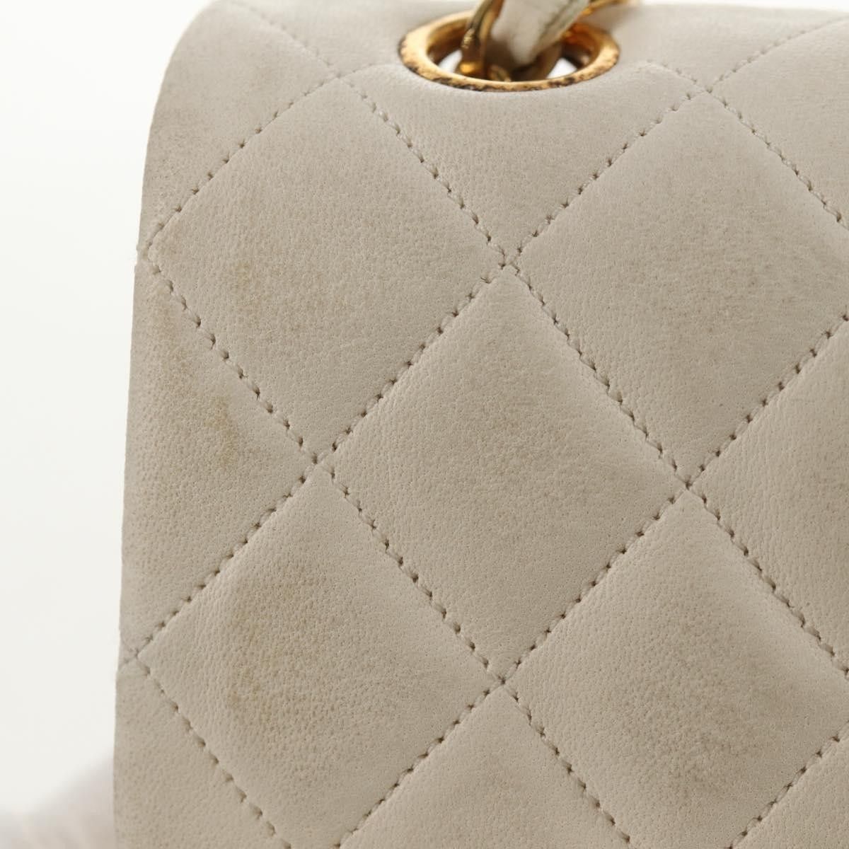 Chanel Chanel Vintage Classic Double Flap Bag Quilted Lambskin Size ONE SIZE - 19 Thumbnail