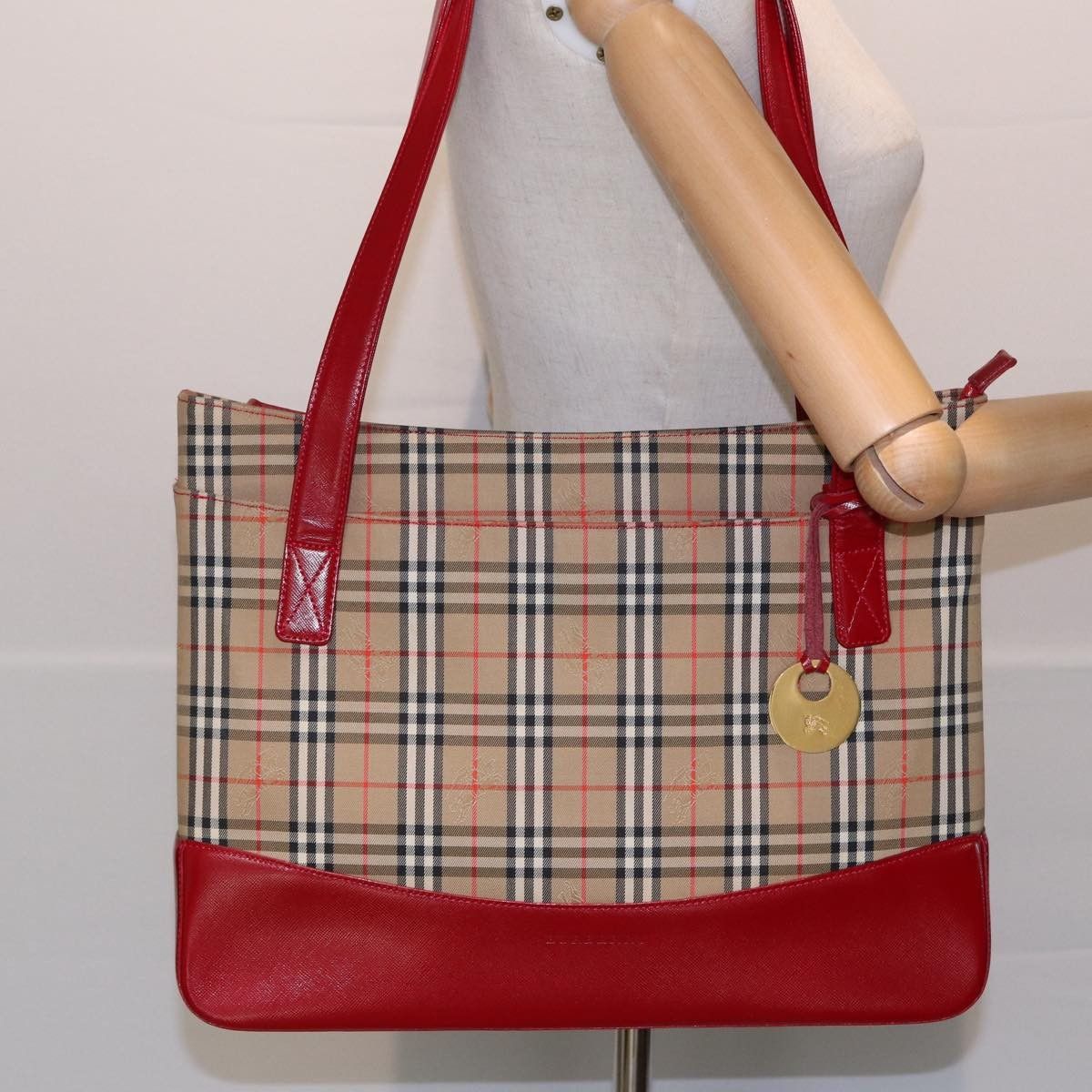 Burberry Burberry Nova Check Tote canvas check pattern Size ONE SIZE - 13 Thumbnail