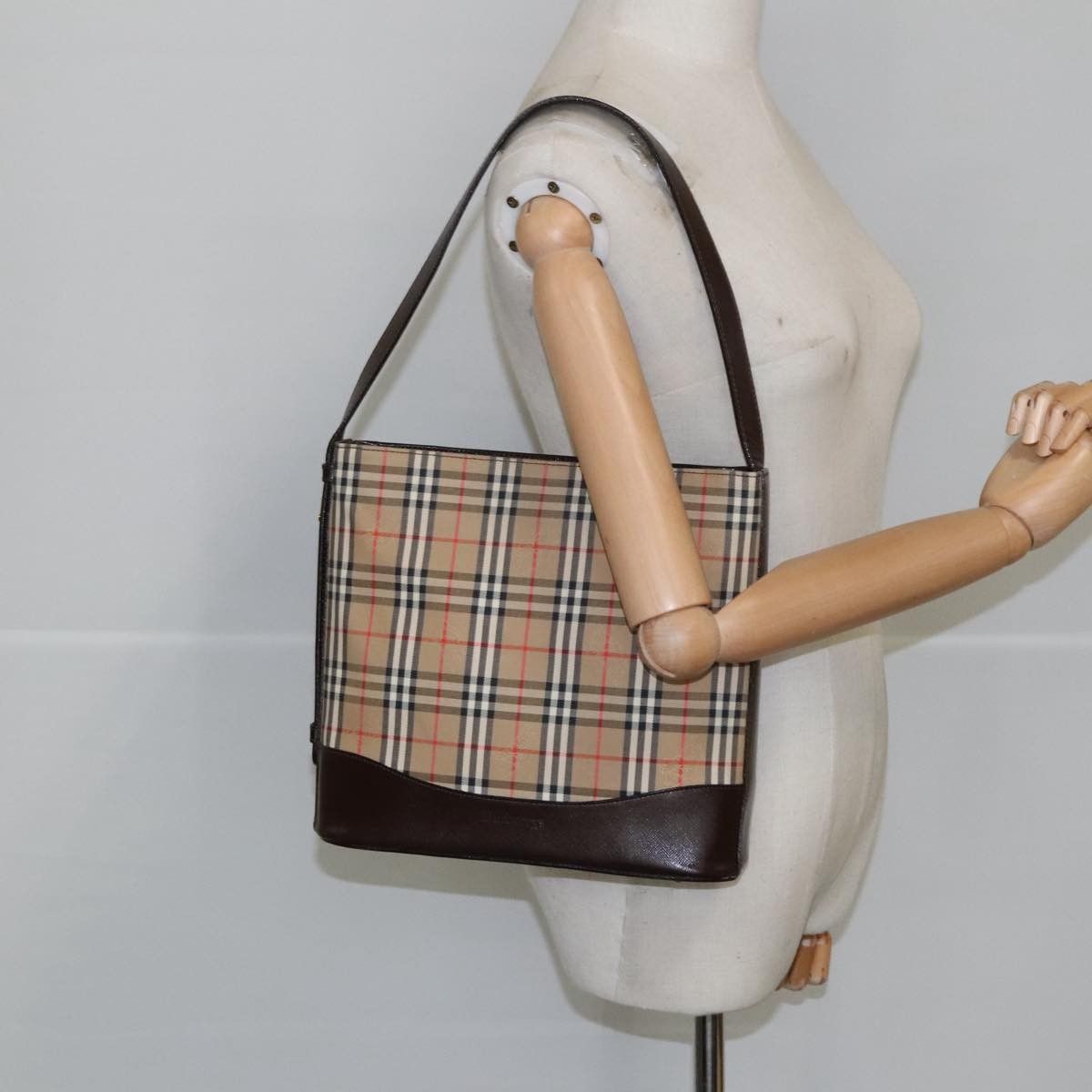 Burberry Burberry Shoulder Bag Nova Check Canvas Size ONE SIZE - 12 Thumbnail