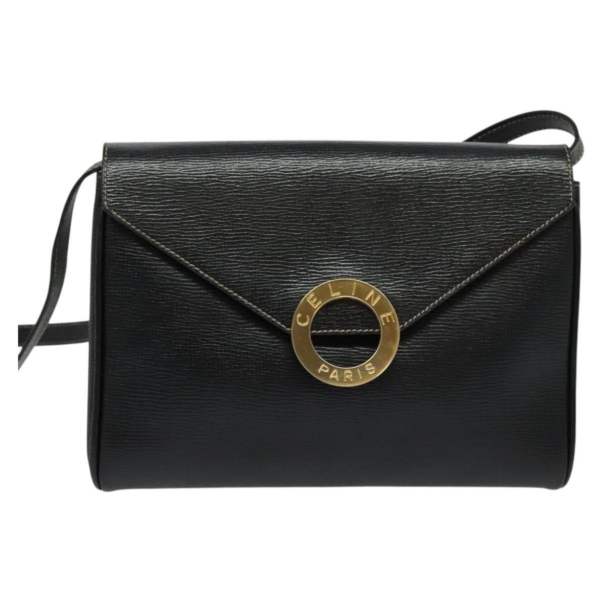 Celine Celine Vintage Circle Logo Crossbody Bag Leather Size ONE SIZE - 14 Thumbnail