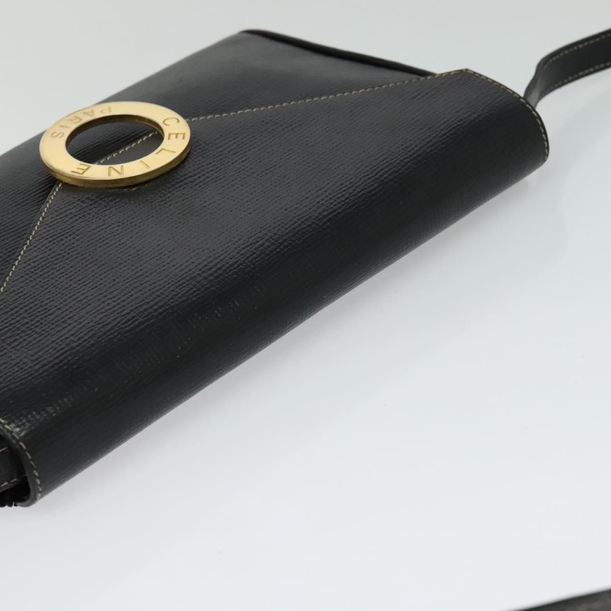 Celine Celine Vintage Circle Logo Crossbody Bag Leather Size ONE SIZE - 16 Thumbnail