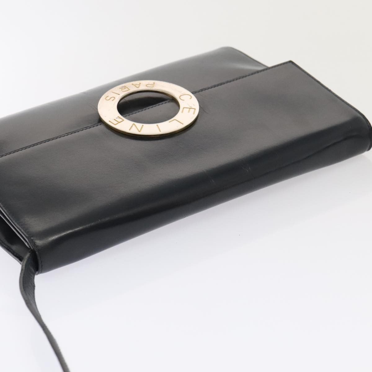 Celine Celine Vintage Circle Logo Crossbody Bag Leather Size ONE SIZE - 15 Thumbnail