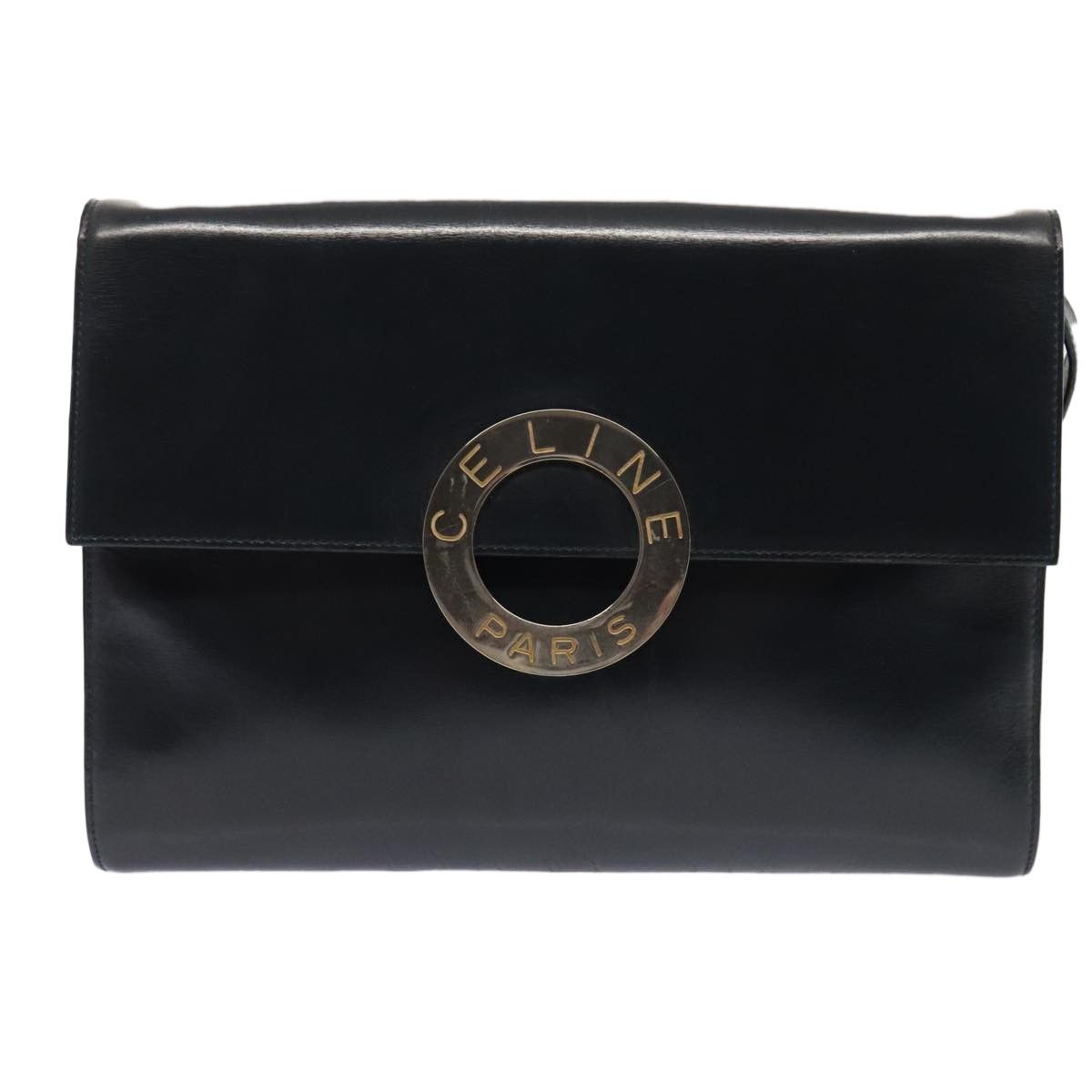Celine Celine Vintage Circle Logo Crossbody Bag Leather Size ONE SIZE - 18 Thumbnail