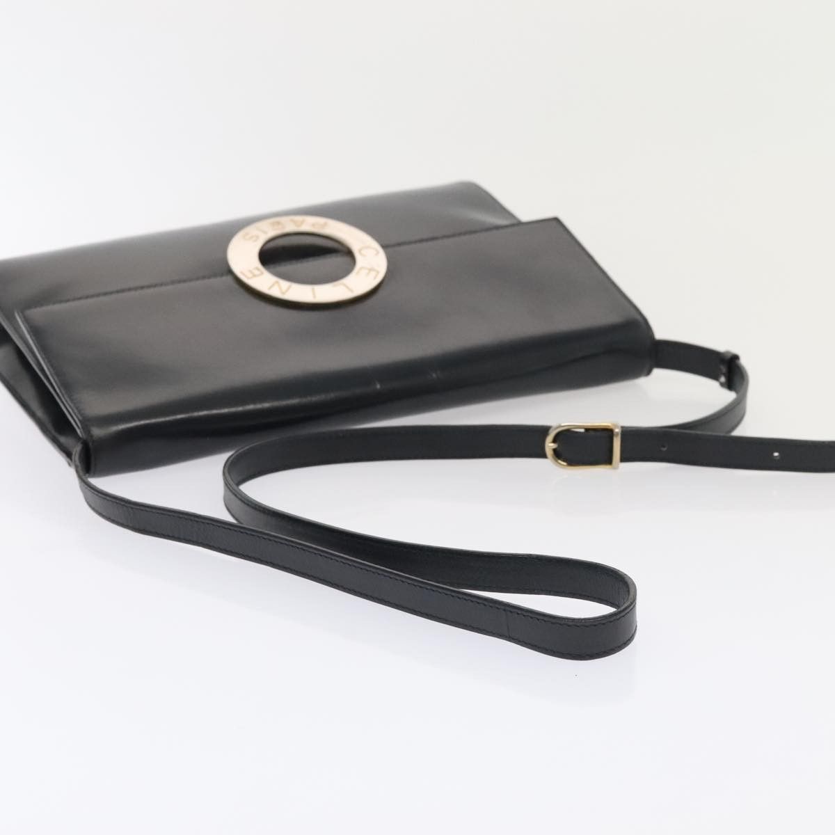 Celine Celine Vintage Circle Logo Crossbody Bag Leather Size ONE SIZE - 7 Thumbnail