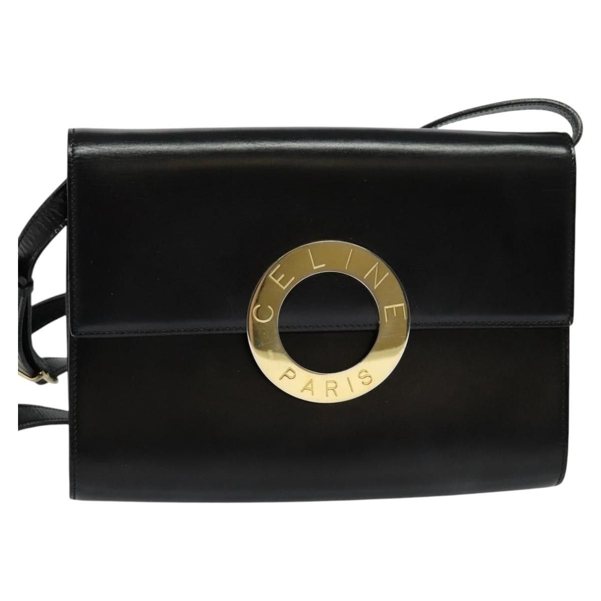 Celine Celine Vintage Circle Logo Crossbody Bag Leather Size ONE SIZE - 12 Thumbnail