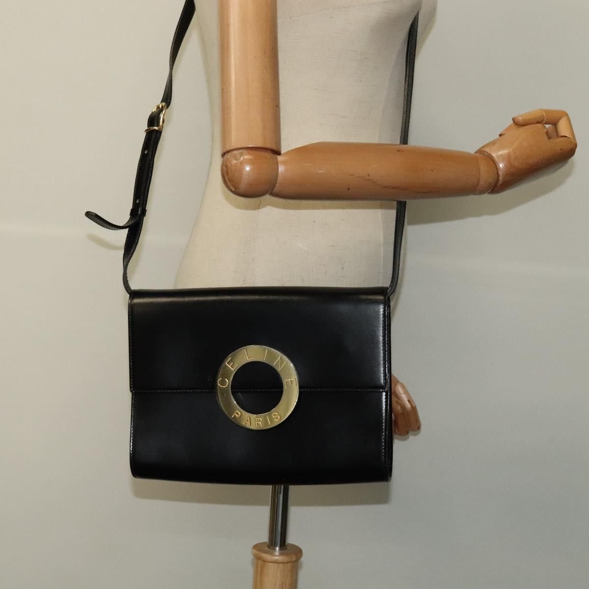 Celine Celine Vintage Circle Logo Crossbody Bag Leather Size ONE SIZE - 13 Thumbnail