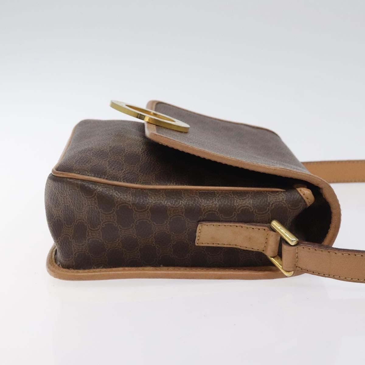 Celine Celine Vintage Macadam Circle Logo Shoulder Bag Canvas and Leather Size ONE SIZE - 3 Thumbnail