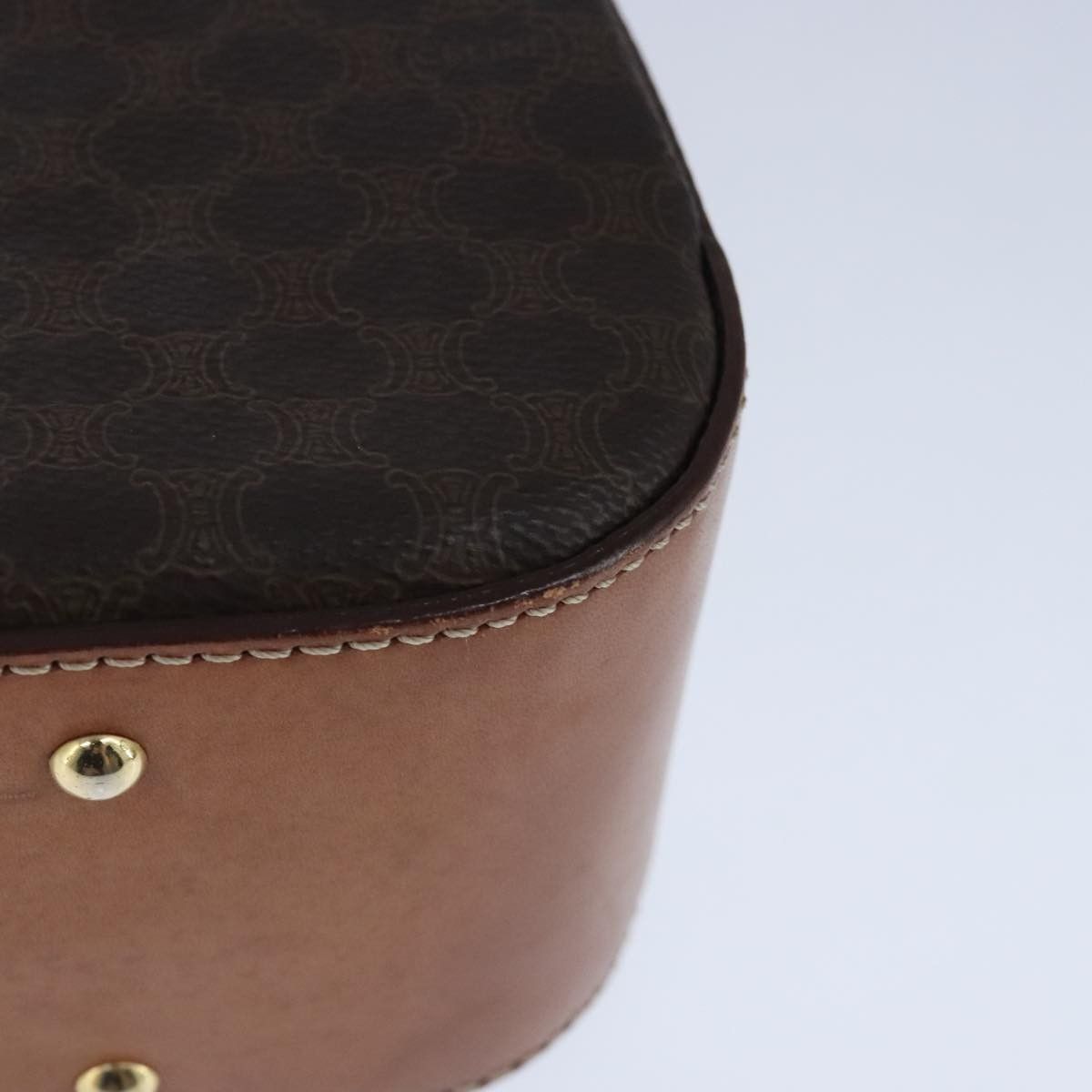 Celine Celine Vintage Convertible Top Handle Bag Macadam Coated Canvas Size ONE SIZE - 12 Thumbnail