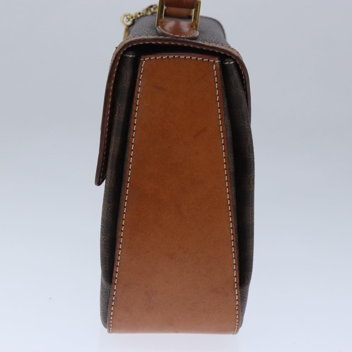 Celine Celine Vintage Convertible Top Handle Bag Macadam Coated Canvas Size ONE SIZE - 4 Thumbnail