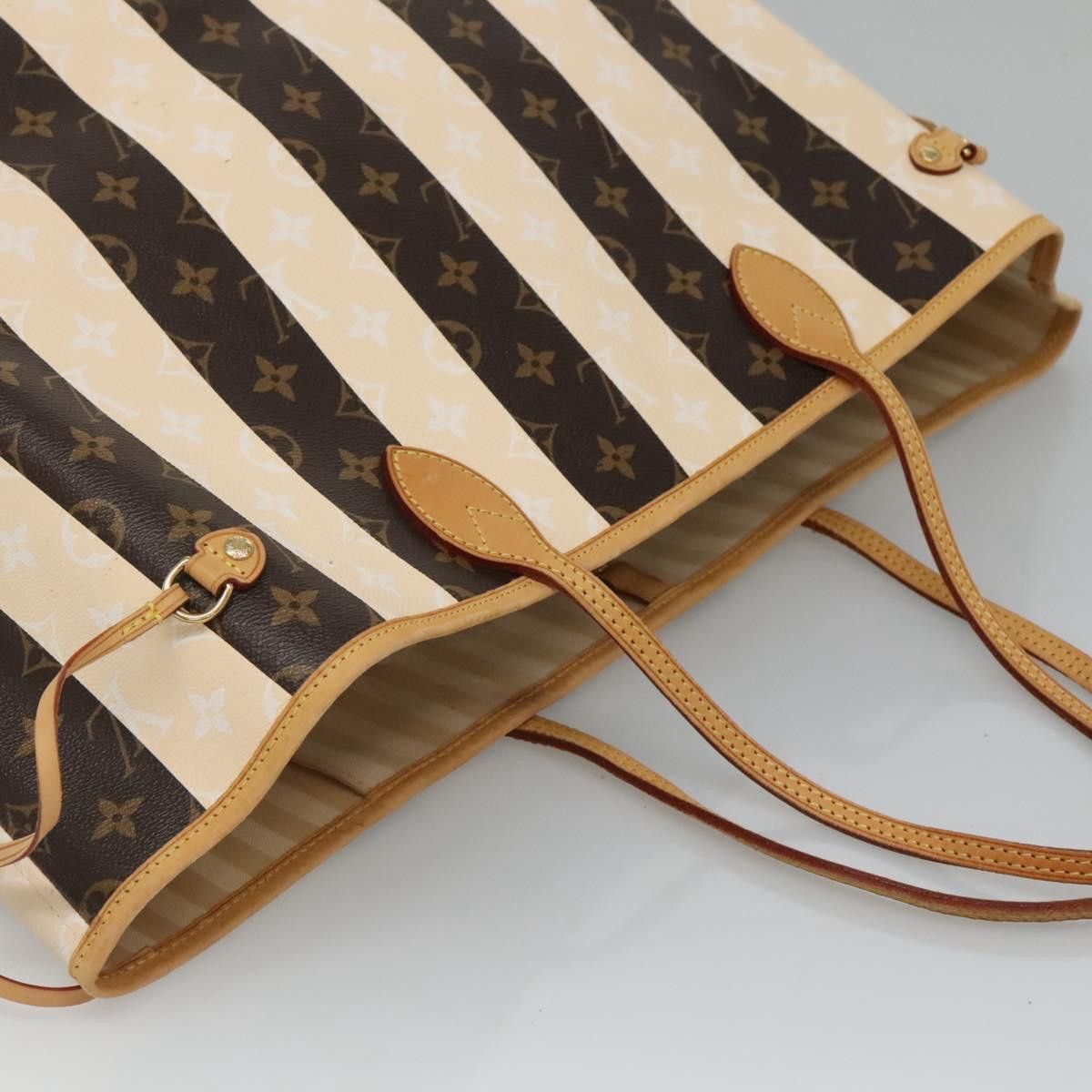 Louis Vuitton Louis Vuitton Neverfull Tote Limited Edition Monogram Rayures Size ONE SIZE - 15 Thumbnail