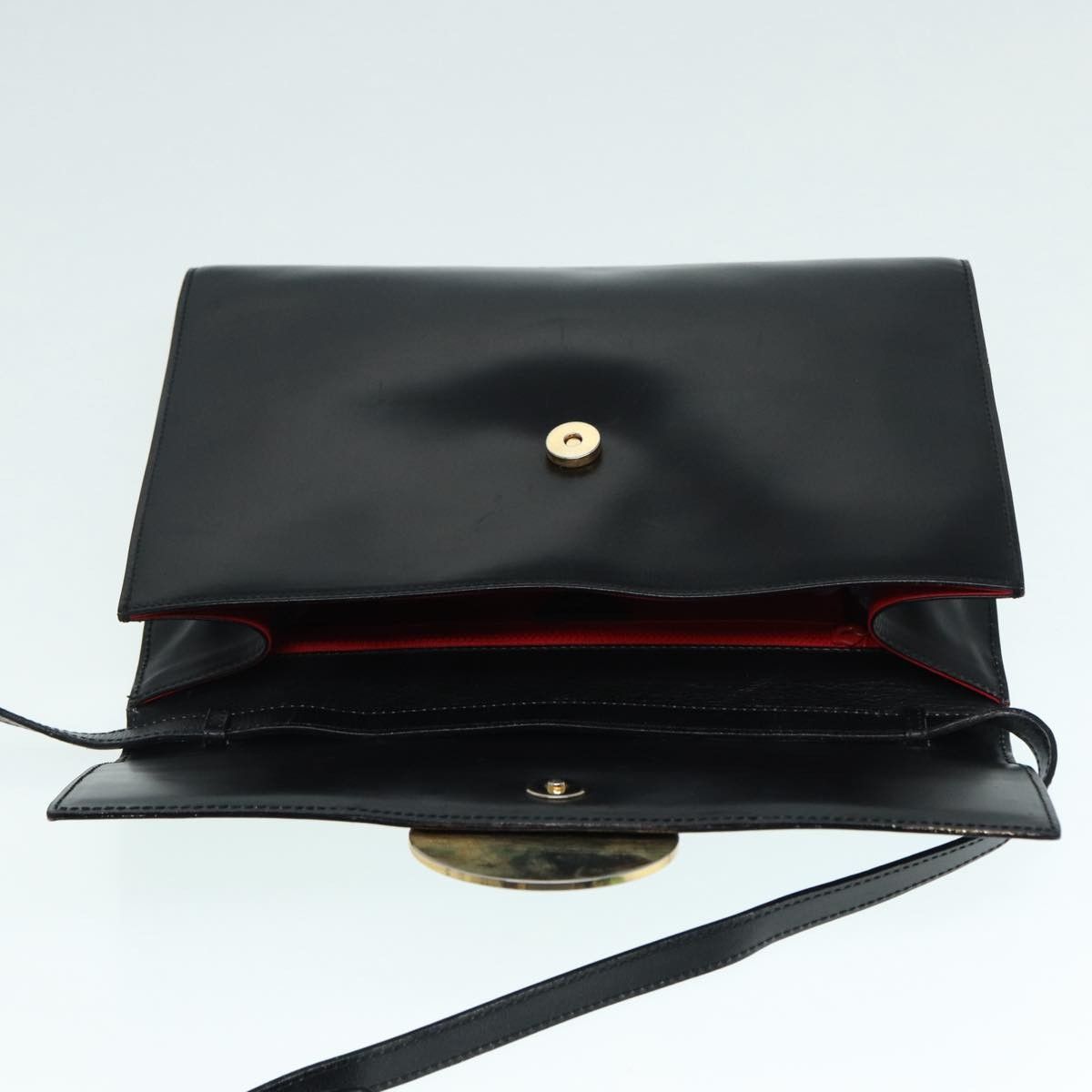 Celine Celine Vintage Circle Logo Crossbody Bag Leather Size ONE SIZE - 18 Thumbnail
