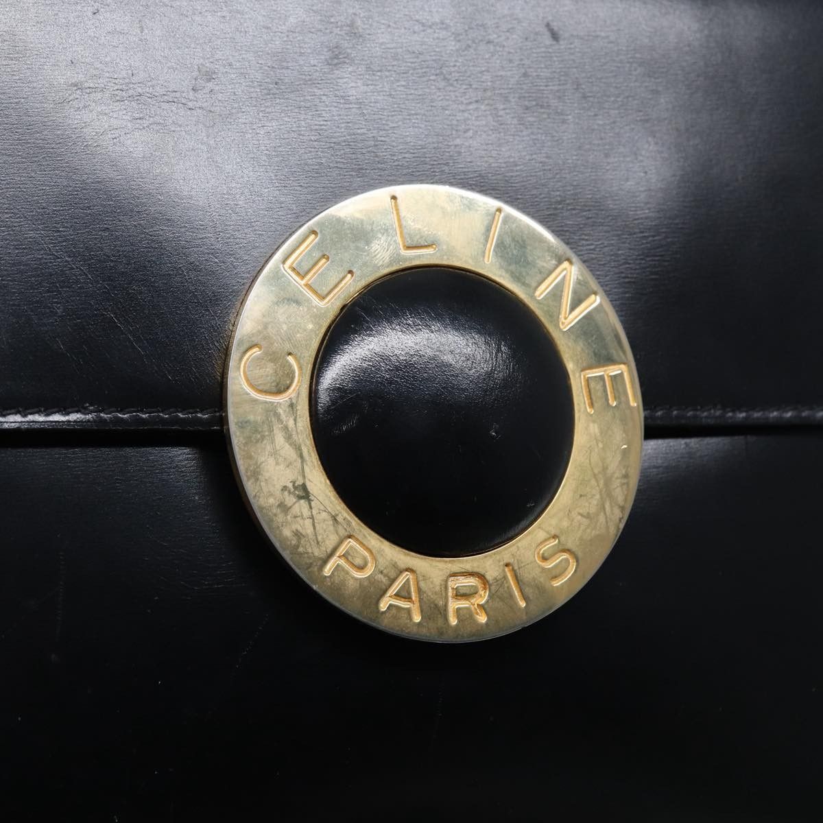 Celine Celine Vintage Circle Logo Crossbody Bag Leather Size ONE SIZE - 13 Thumbnail