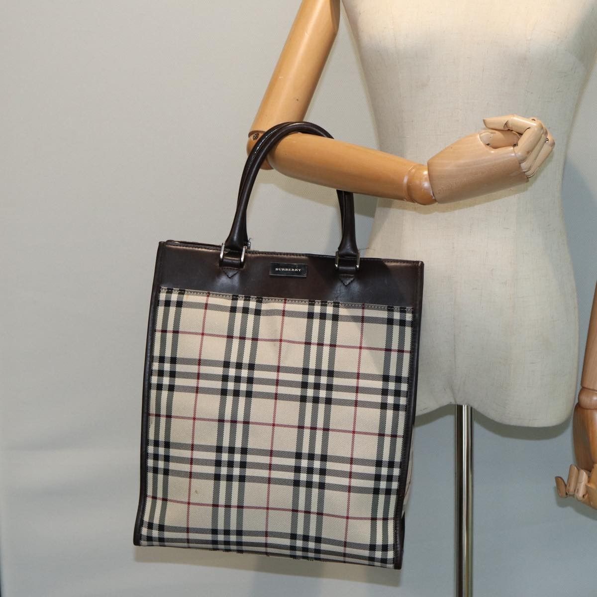 Burberry Burberry Nova Check Tote canvas check pattern Size ONE SIZE - 12 Thumbnail