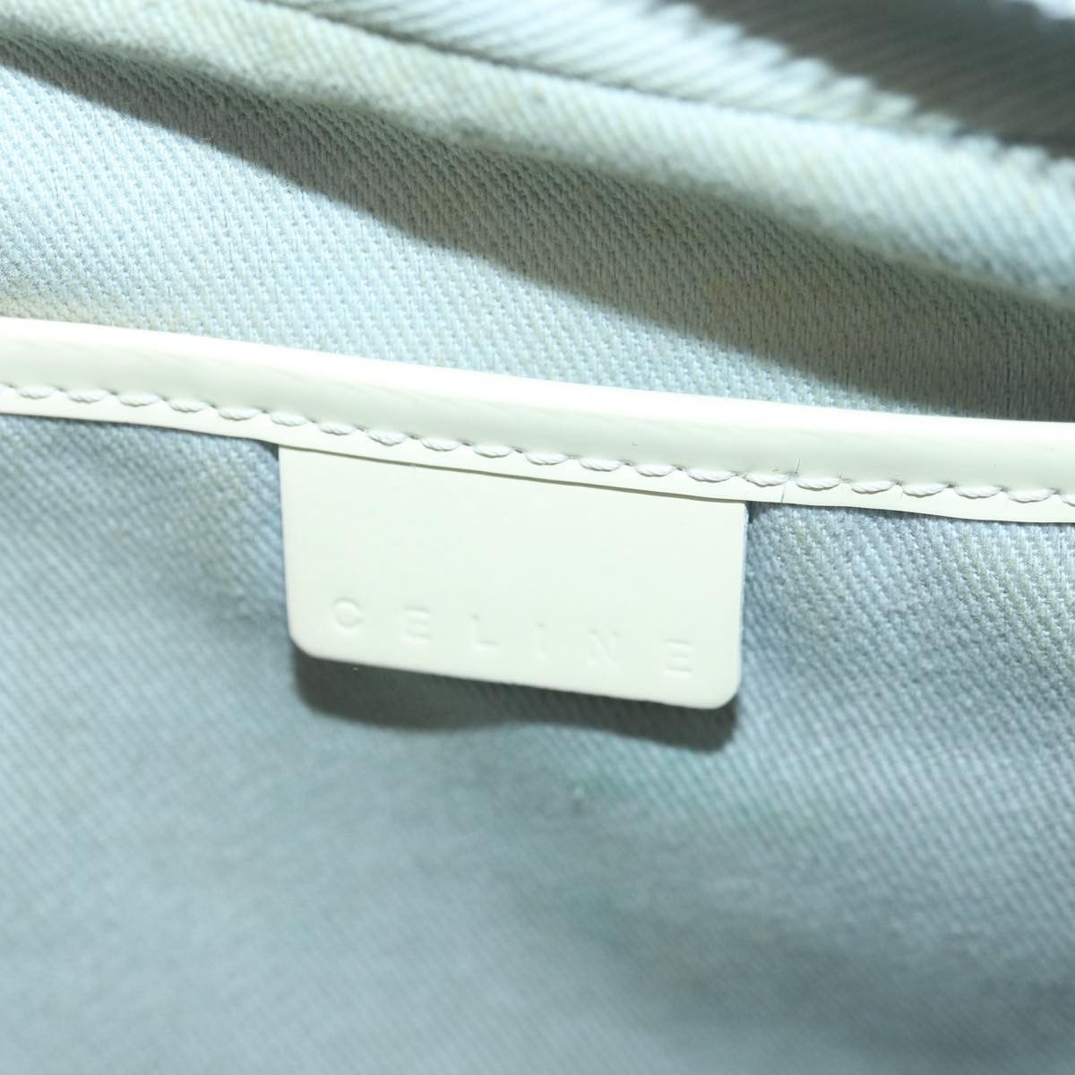 Celine Celine Vintage Macadam Shoulder Bag Canvas and Leather Size ONE SIZE - 6 Thumbnail