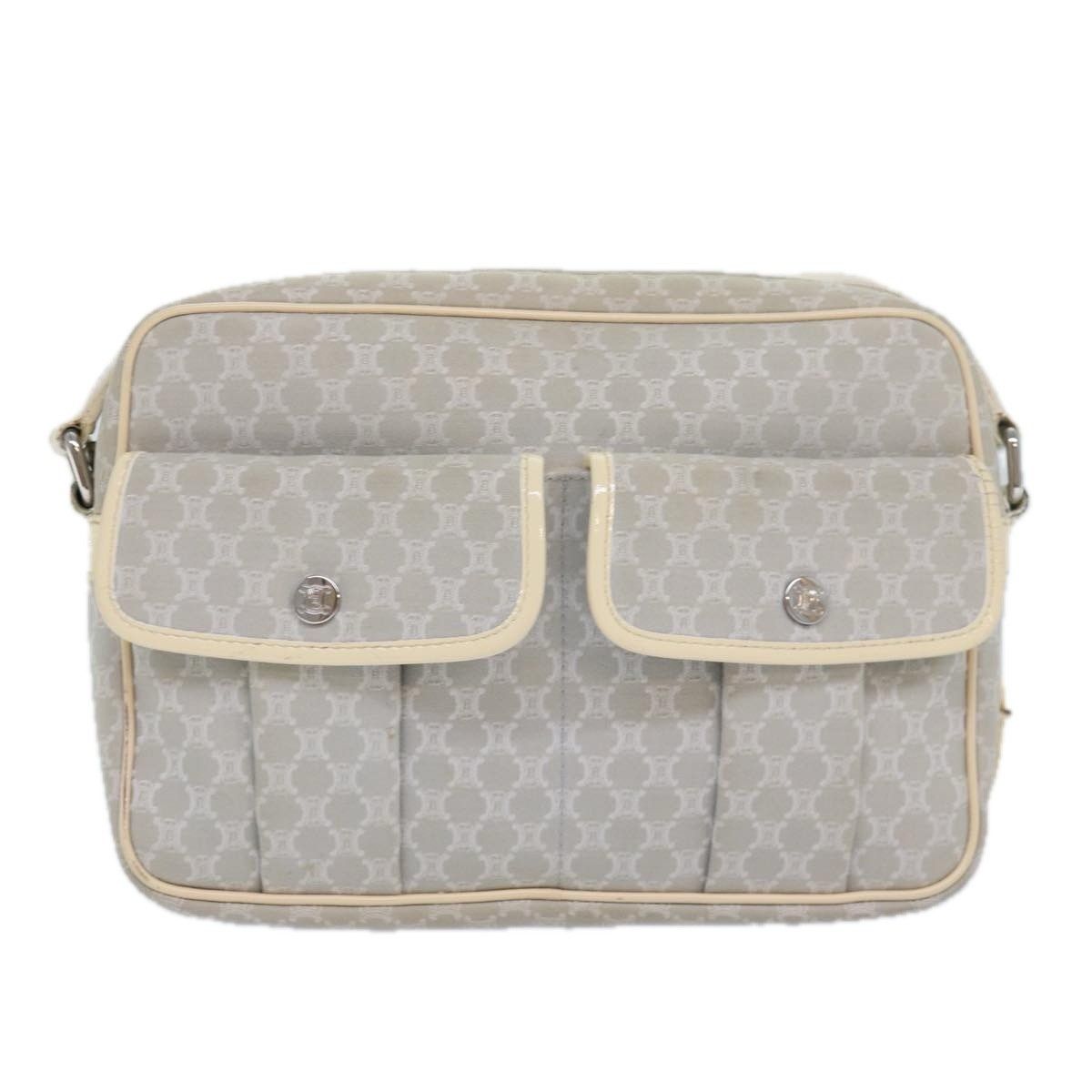 Celine Celine Vintage Macadam Shoulder Bag Canvas and Leather Size ONE SIZE - 18 Thumbnail