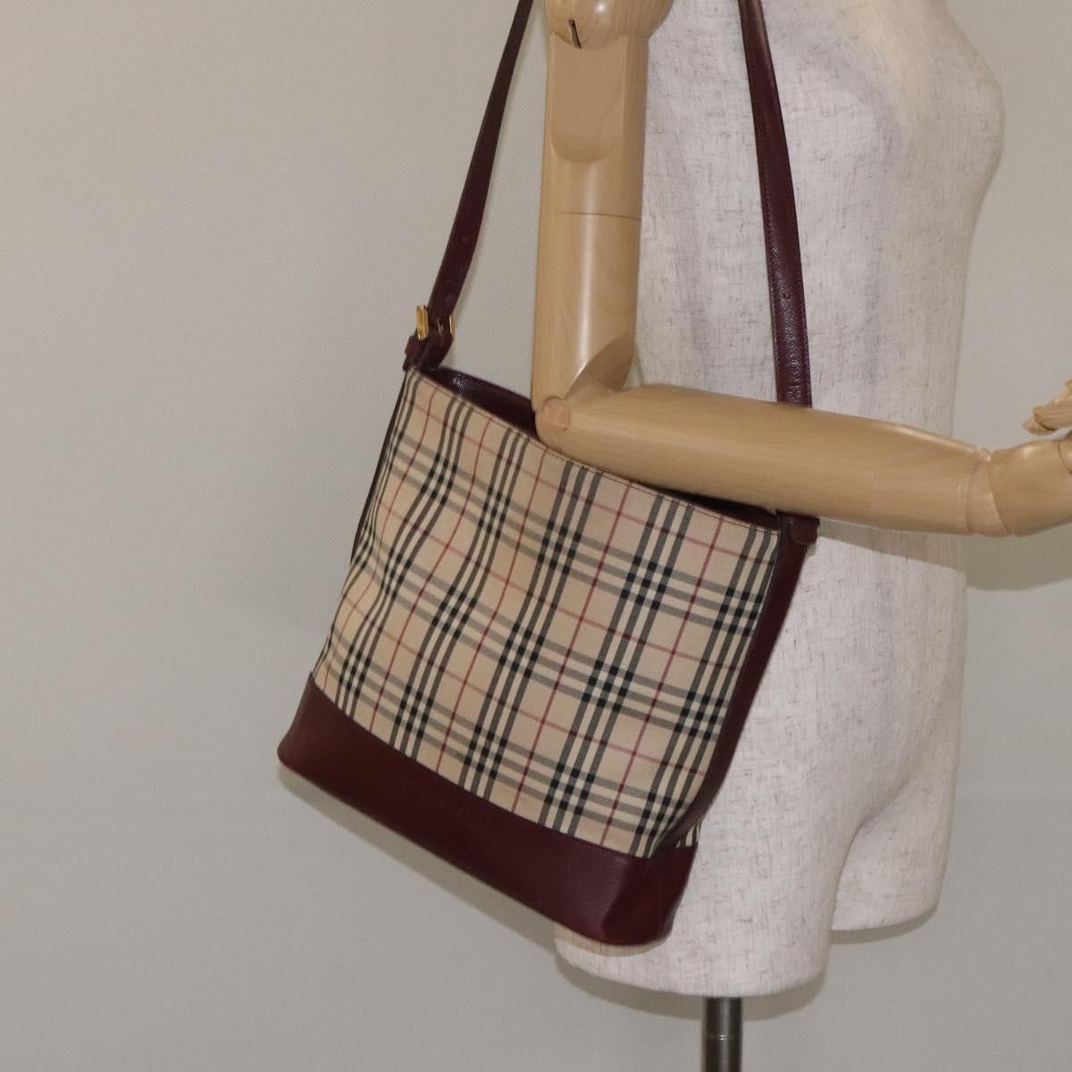 Burberry Burberry Shoulder Bag Nova Check Canvas Size ONE SIZE - 12 Thumbnail