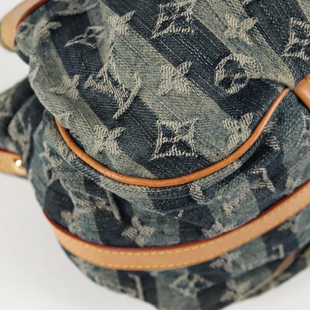 Louis Vuitton Louis Vuitton Porte Epaule Raye Handbag Striped Monogram Denim Size ONE SIZE - 12 Thumbnail