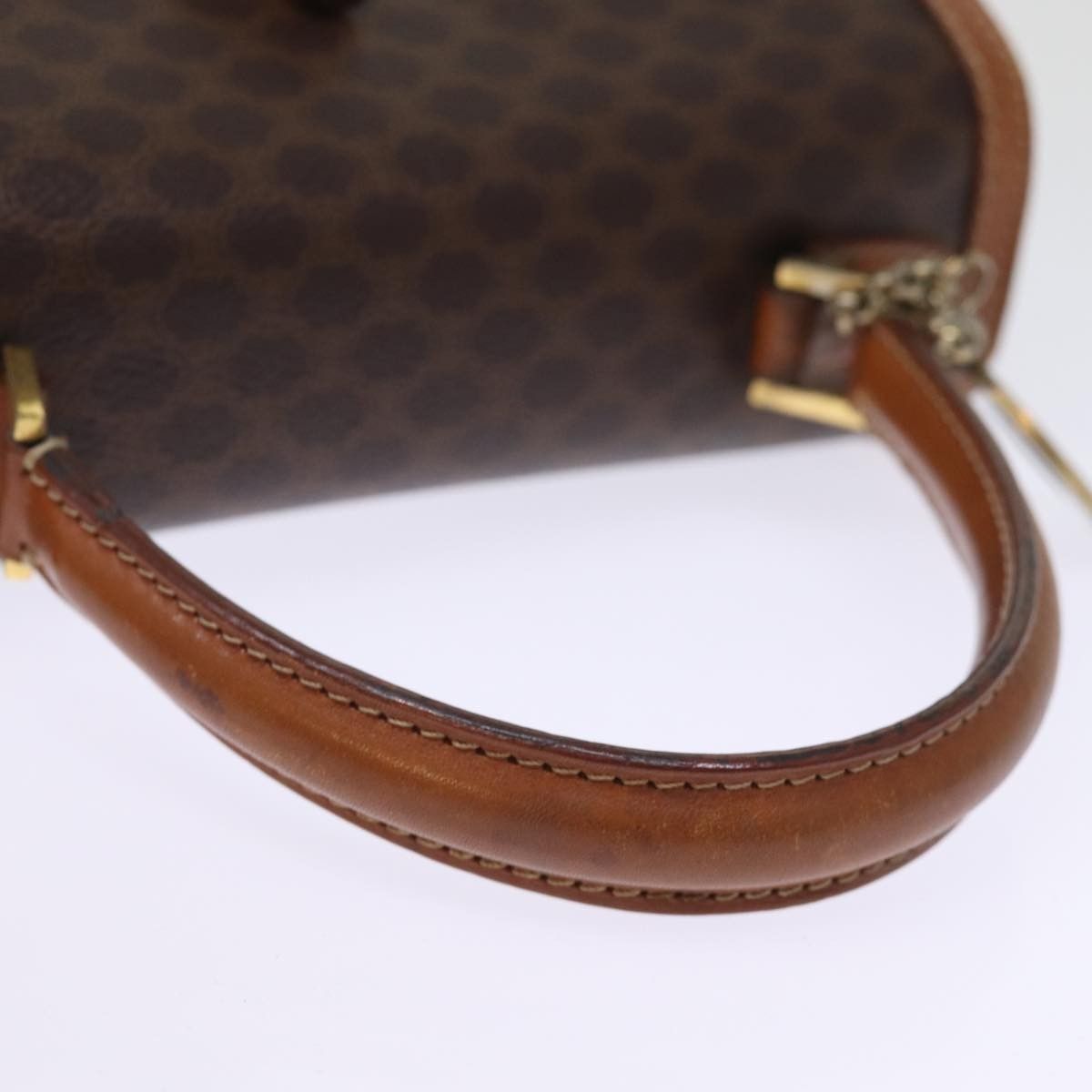 Celine Celine Vintage Convertible Top Handle Bag Macadam Coated Canvas Size ONE SIZE - 8 Thumbnail