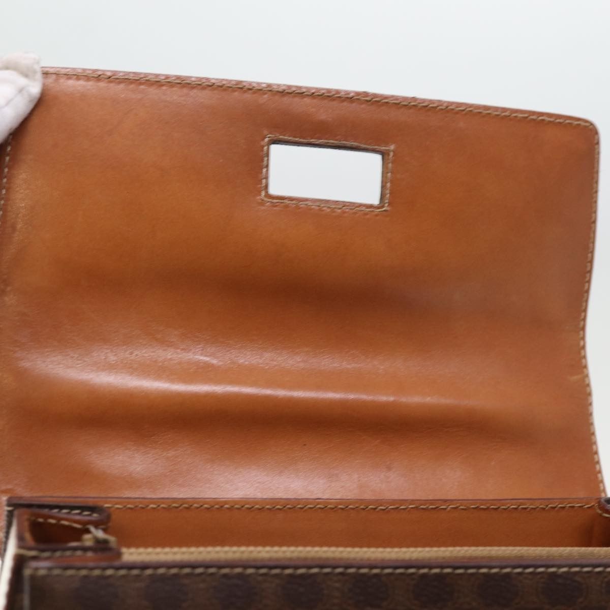 Celine Celine Vintage Convertible Top Handle Bag Macadam Coated Canvas Size ONE SIZE - 19 Thumbnail