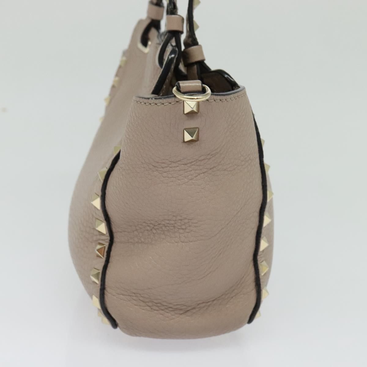 Valentino Valentino Garavani Rockstud Tote Pebbled Leather Size ONE SIZE - 3 Thumbnail