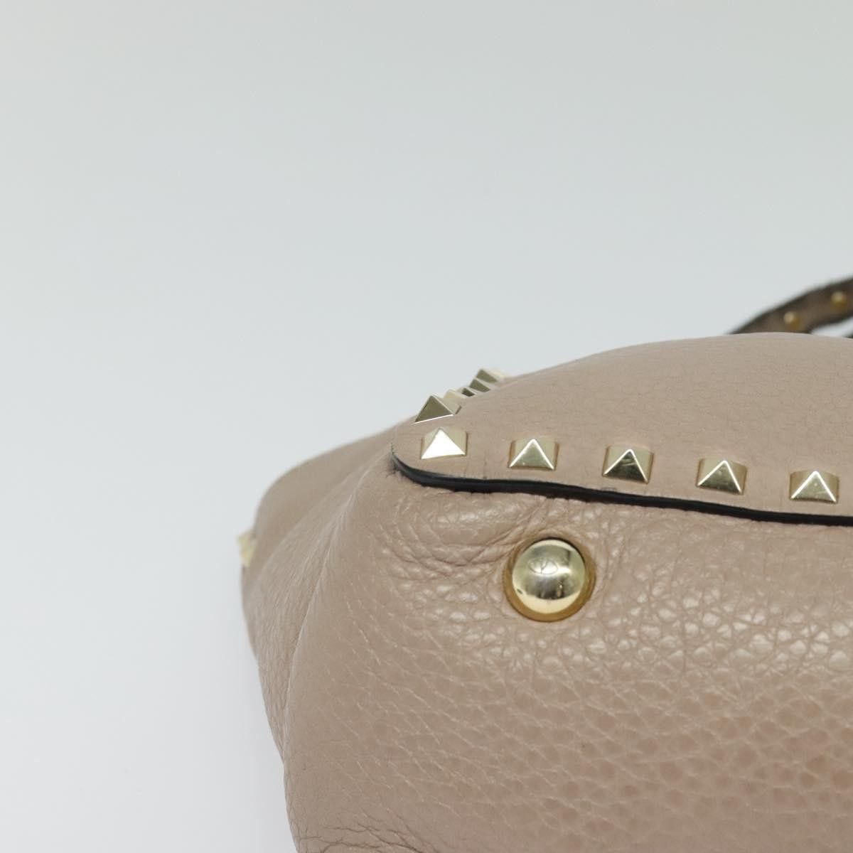 Valentino Valentino Garavani Rockstud Tote Pebbled Leather Size ONE SIZE - 8 Thumbnail