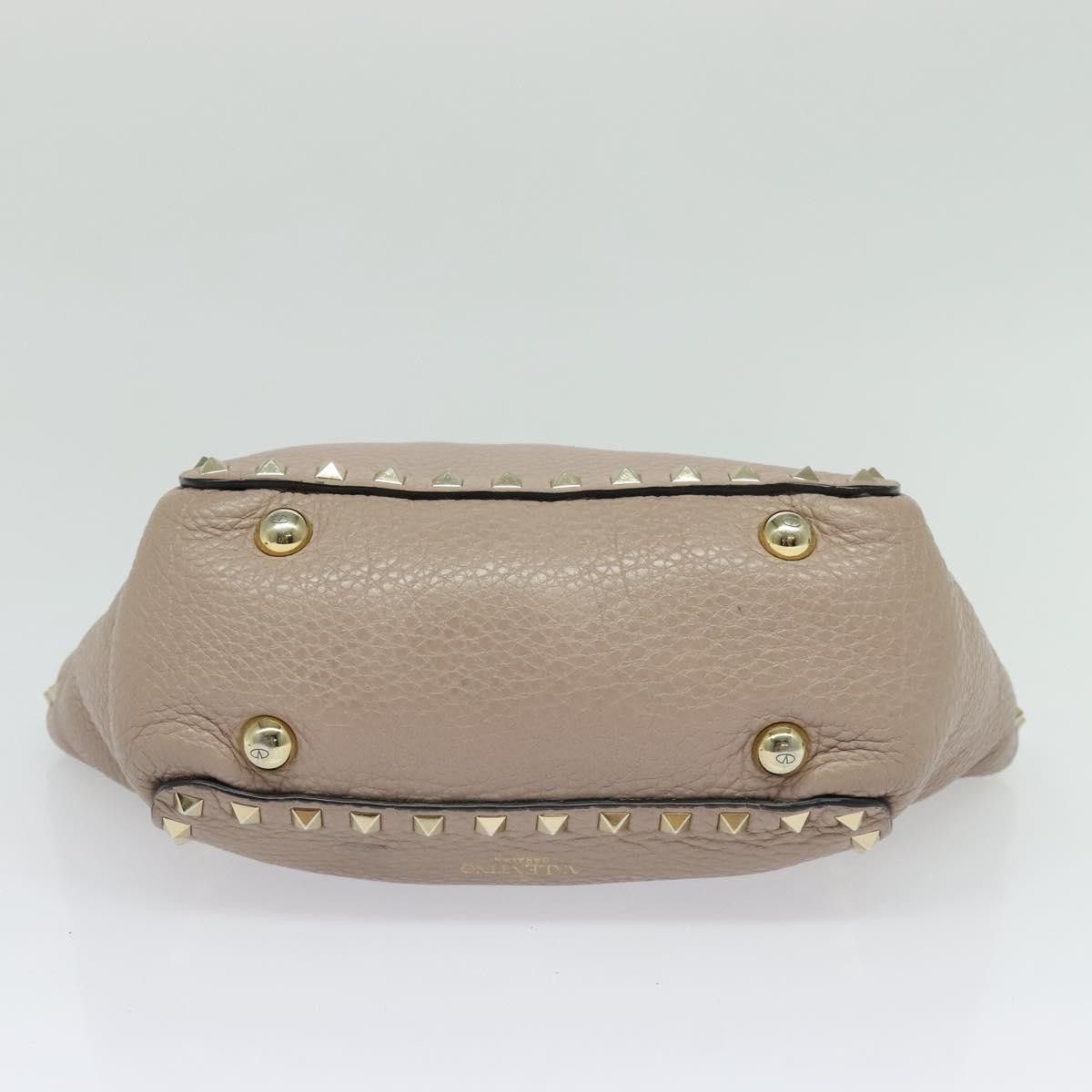 Valentino Valentino Garavani Rockstud Tote Pebbled Leather Size ONE SIZE - 17 Thumbnail
