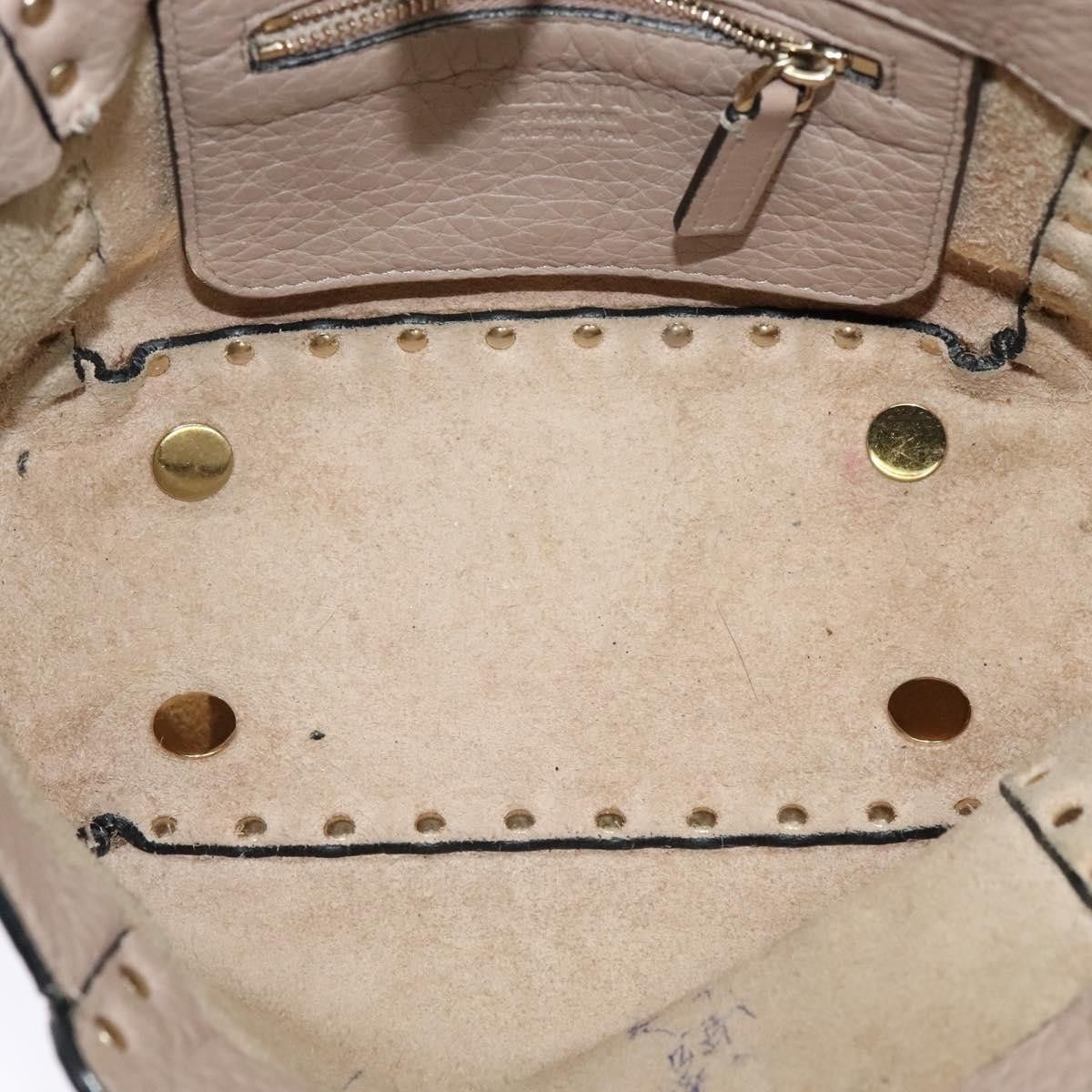 Valentino Valentino Garavani Rockstud Tote Pebbled Leather Size ONE SIZE - 5 Thumbnail