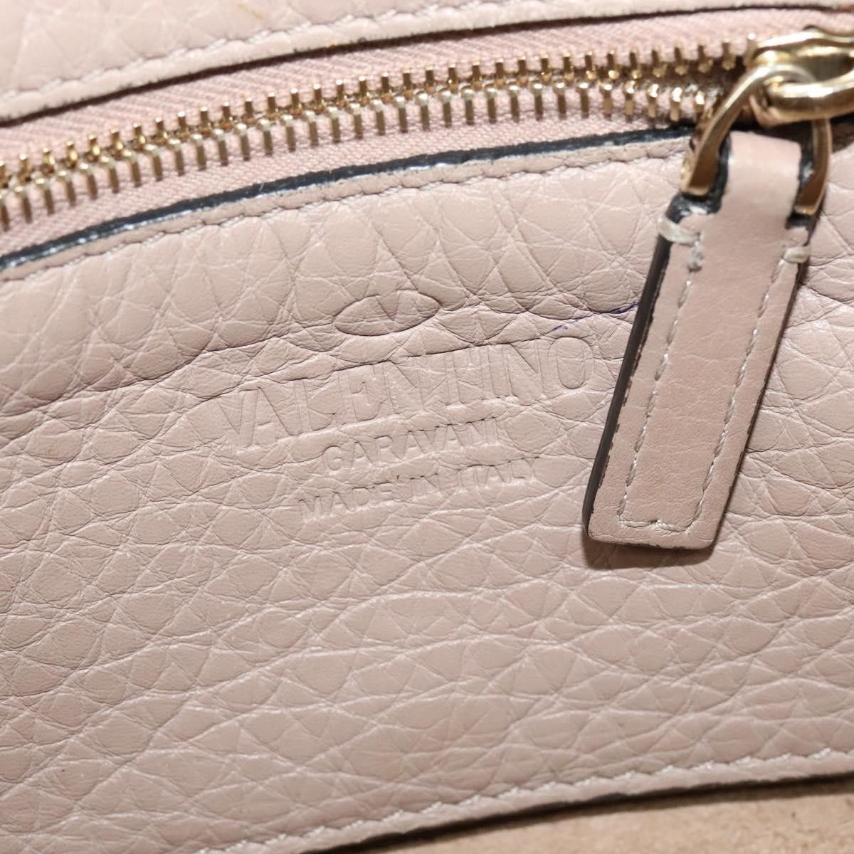 Valentino Valentino Garavani Rockstud Tote Pebbled Leather Size ONE SIZE - 6 Thumbnail