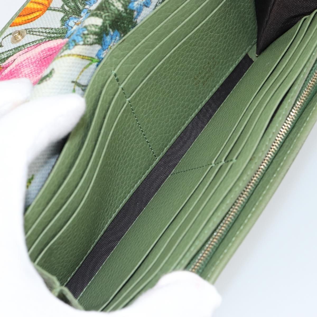 Gucci Gucci Logo Embossed Continental Wallet Leather Size ONE SIZE - 17 Thumbnail