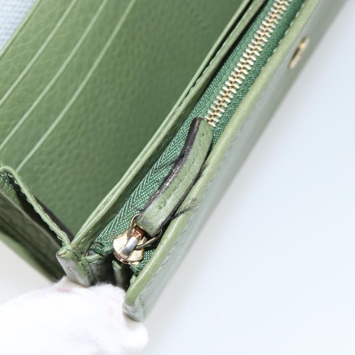 Gucci Gucci Logo Embossed Continental Wallet Leather Size ONE SIZE - 12 Thumbnail