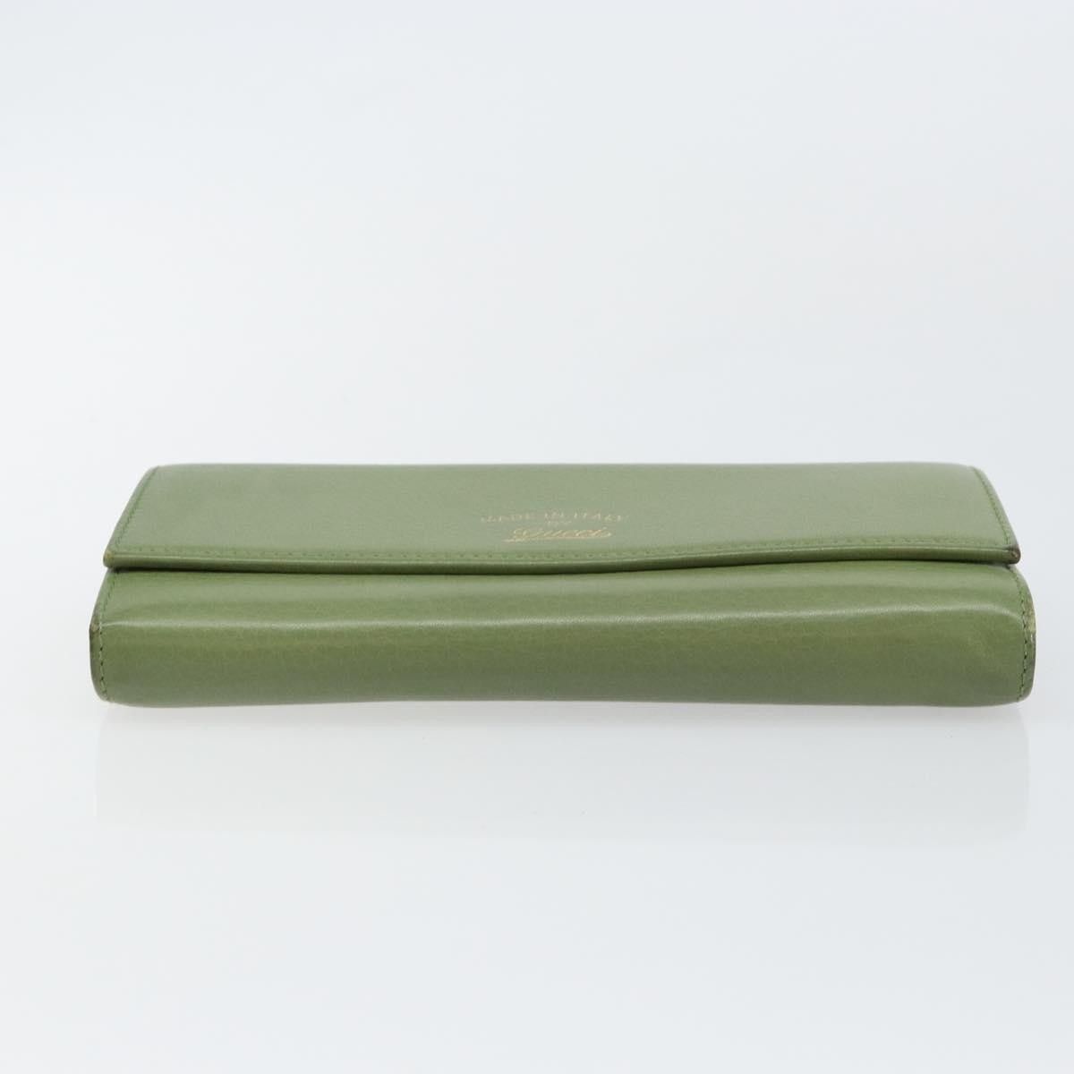 Gucci Gucci Logo Embossed Continental Wallet Leather Size ONE SIZE - 20 Thumbnail