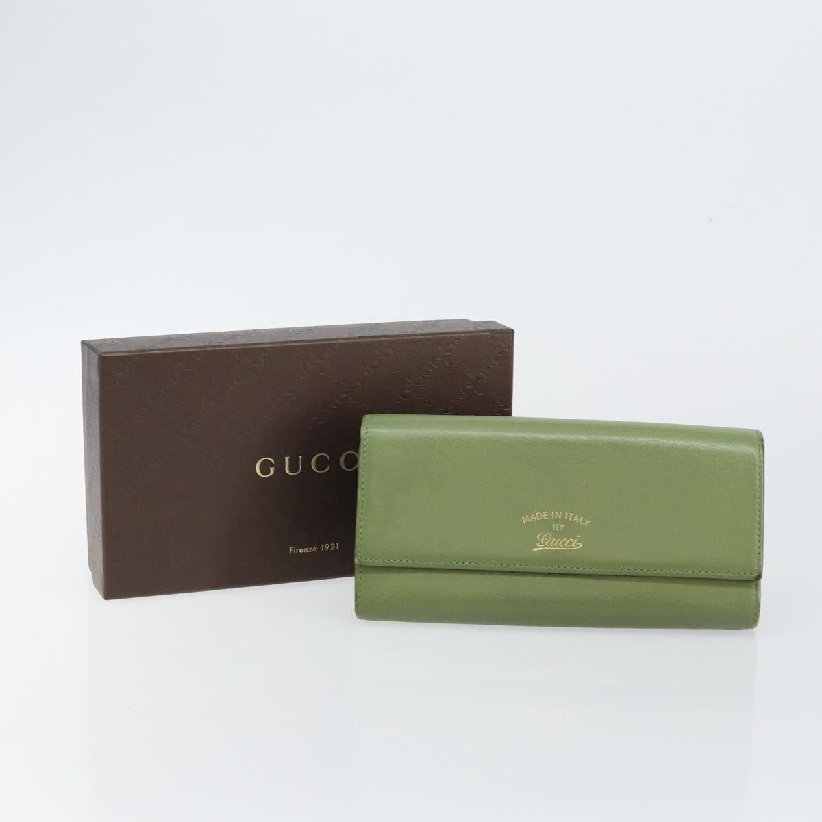Gucci Gucci Logo Embossed Continental Wallet Leather Size ONE SIZE - 13 Thumbnail